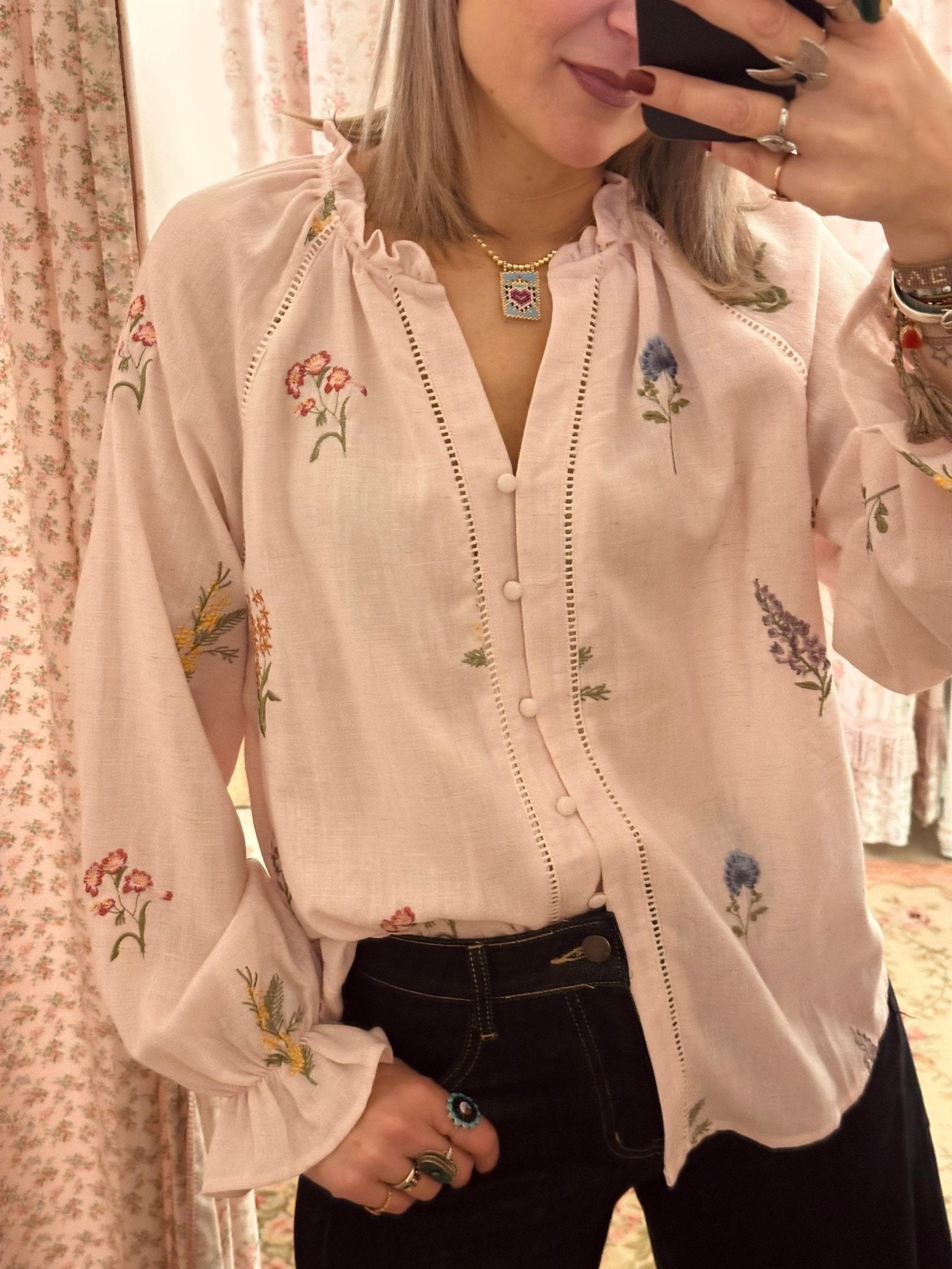 Blusa Fleurie - Carlo Deni