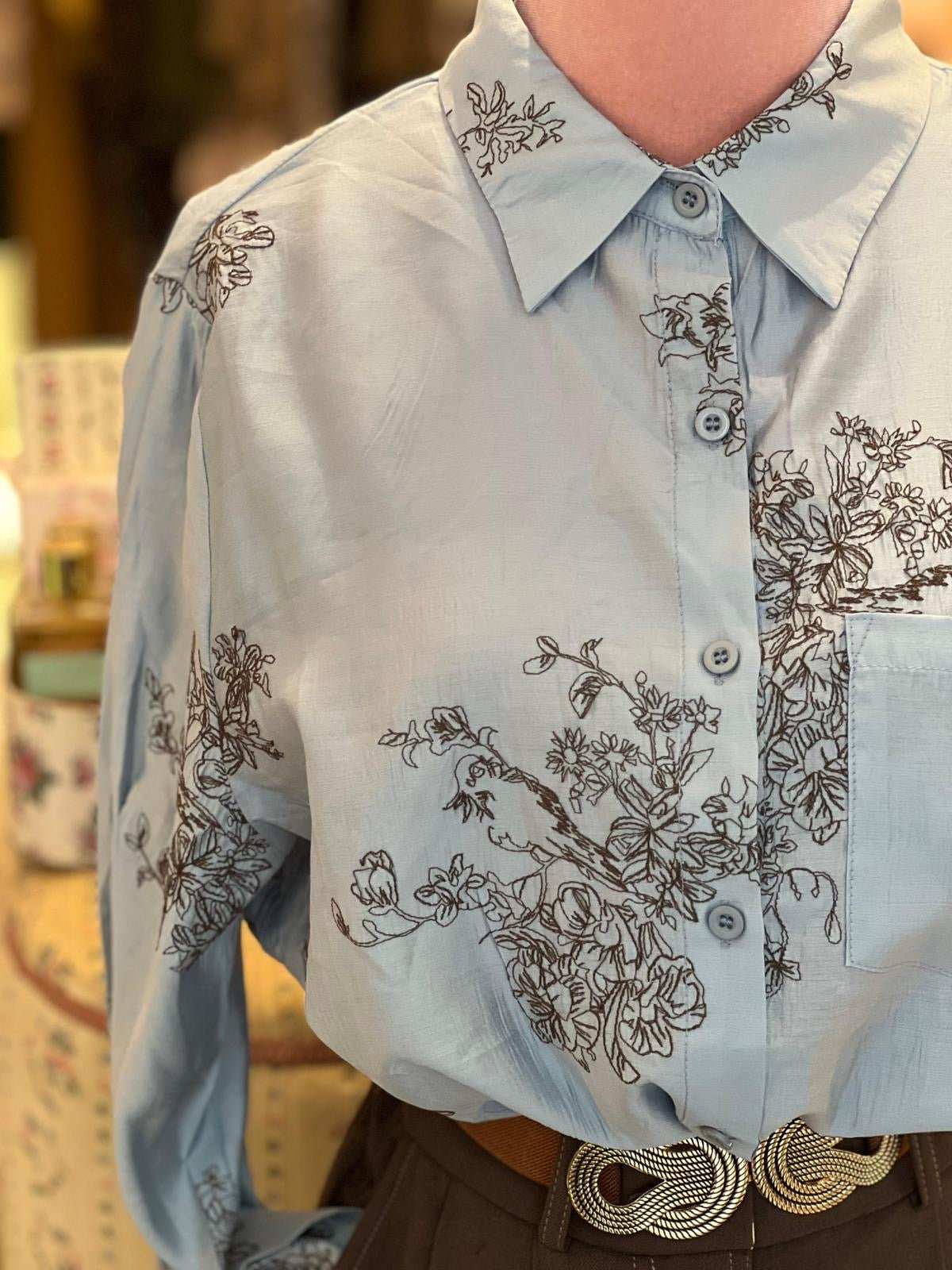 Blusa ricamata Celine - Carlo Deni