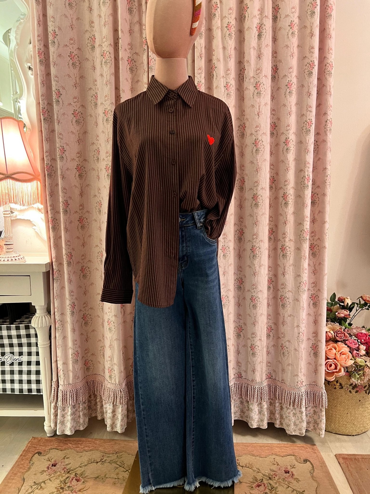 Camicia righe e cuore - Carlo Deni