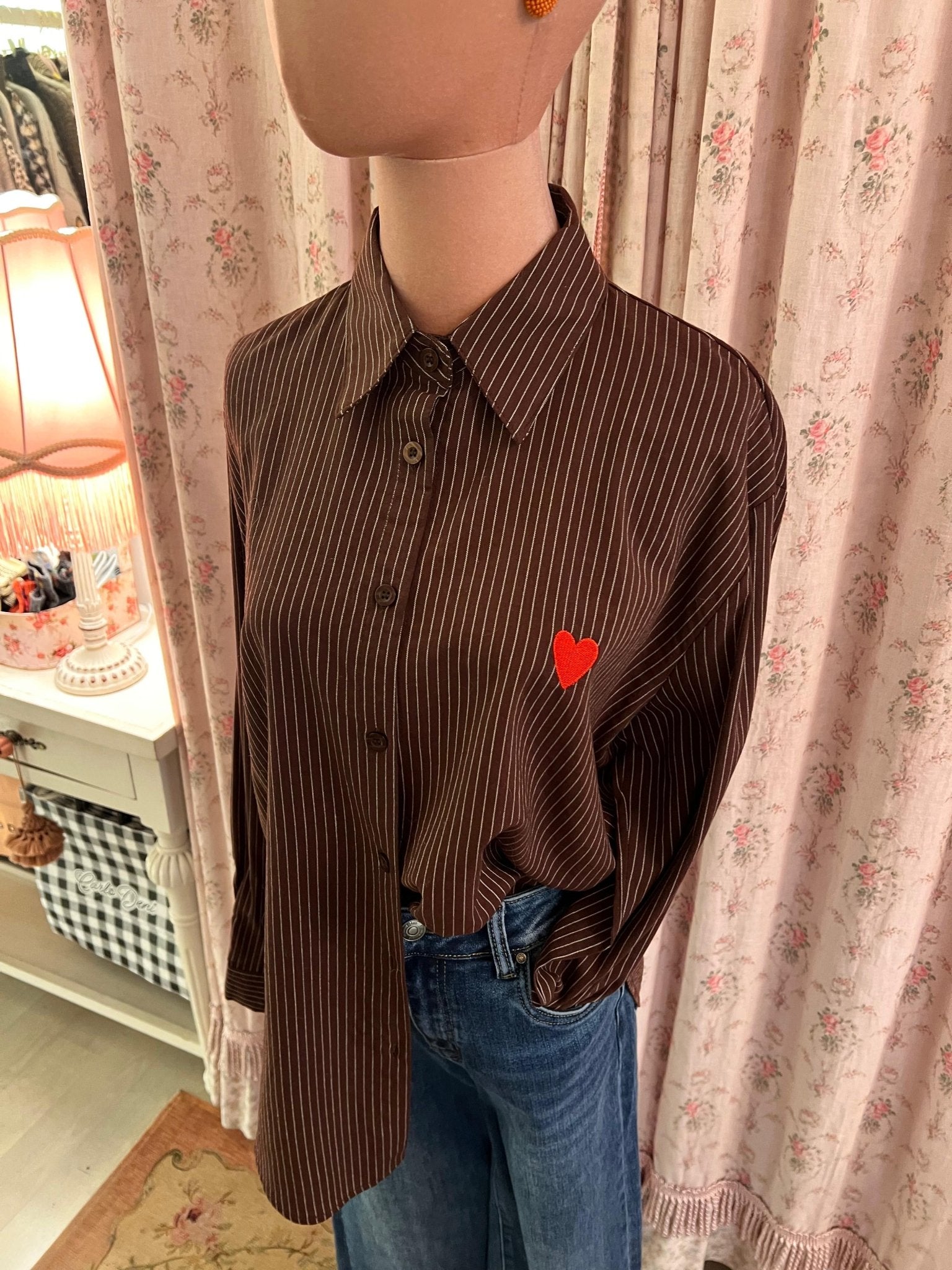 Camicia righe e cuore - Carlo Deni