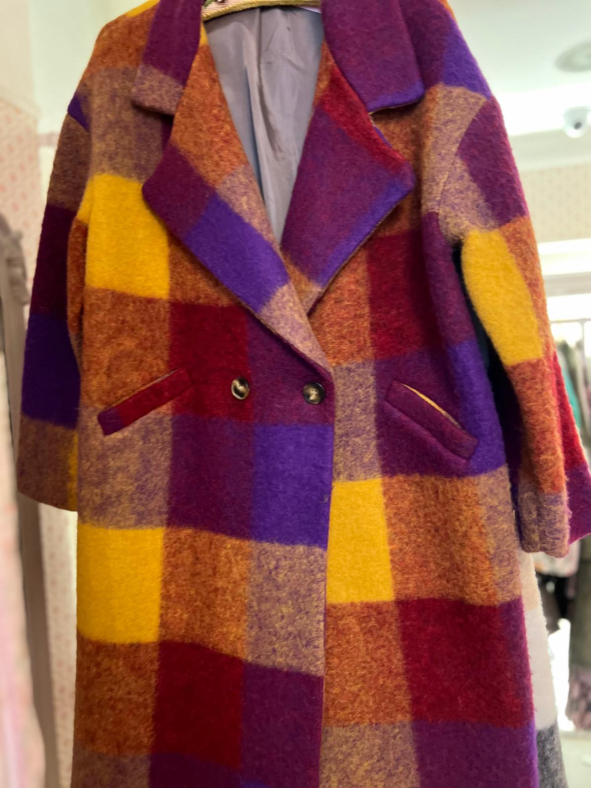 Cappotto Check Multicolor - Carlo Deni