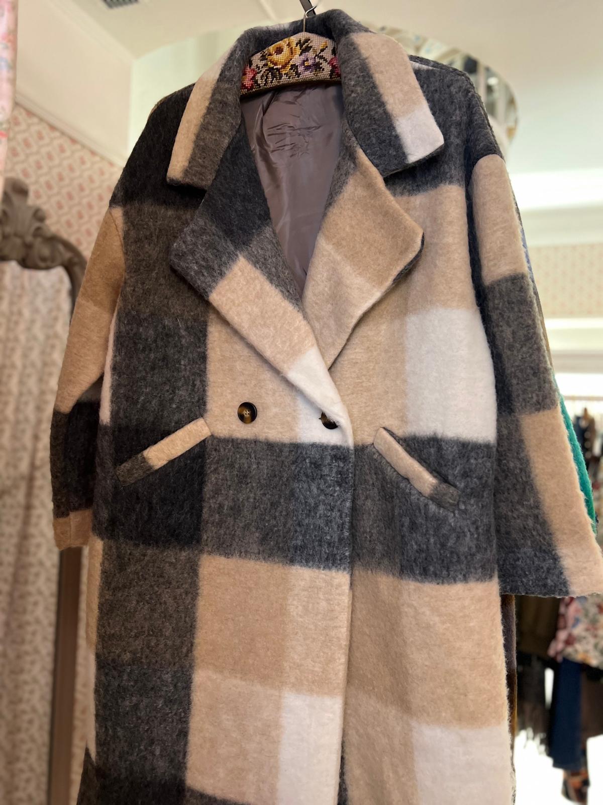 Cappotto Check Multicolor - Carlo Deni