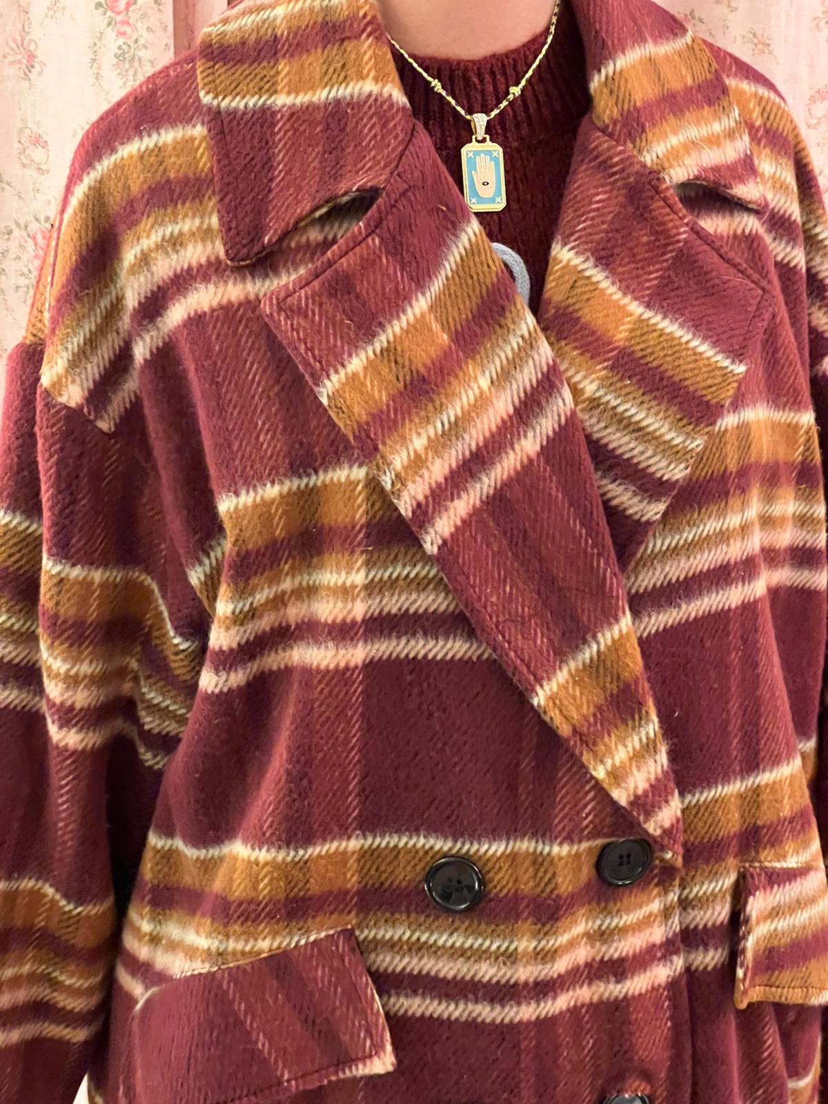 Cappotto Plaid Clairmont - Carlo Deni