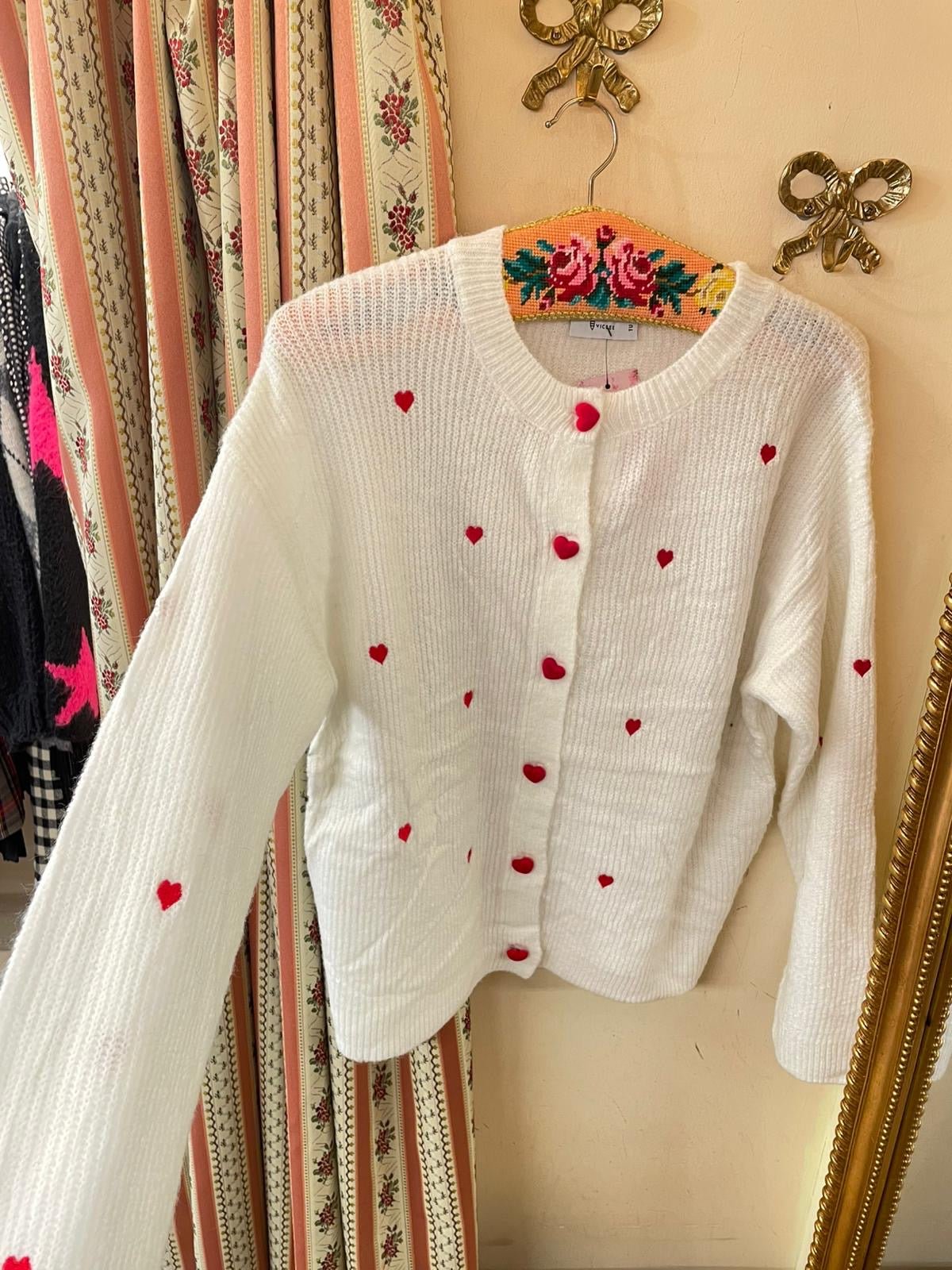 Cardigan cuori - Carlo Deni