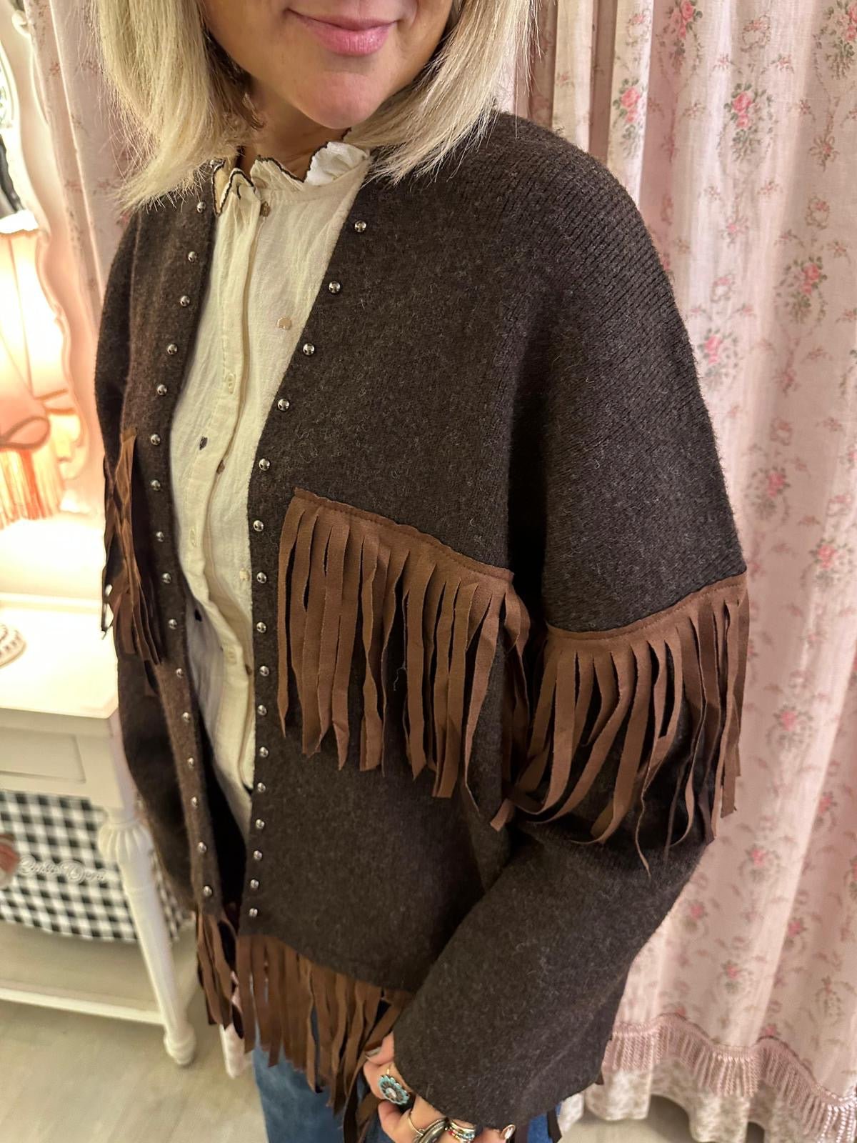 Cardigan Frange - Carlo Deni