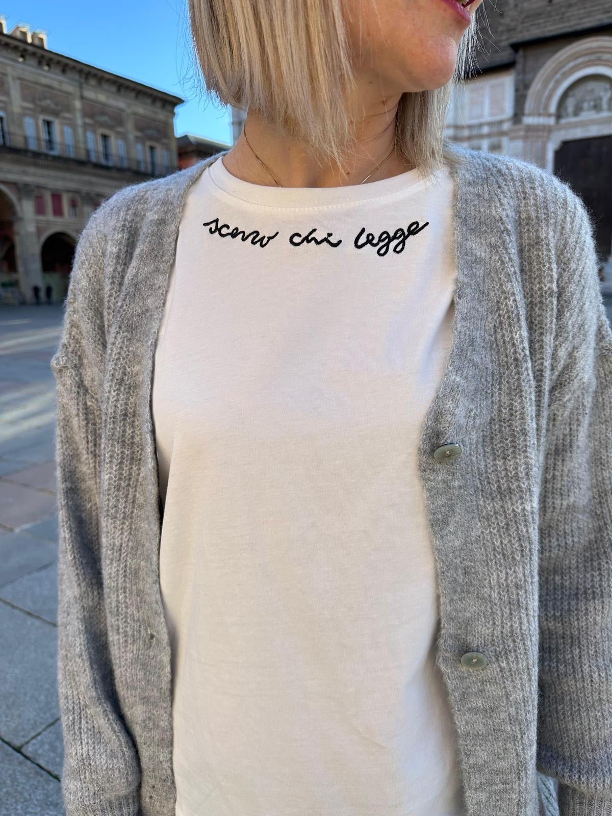 Cardigan Volevo salutare tutti quelli che mi conoscono - Carlo Deni