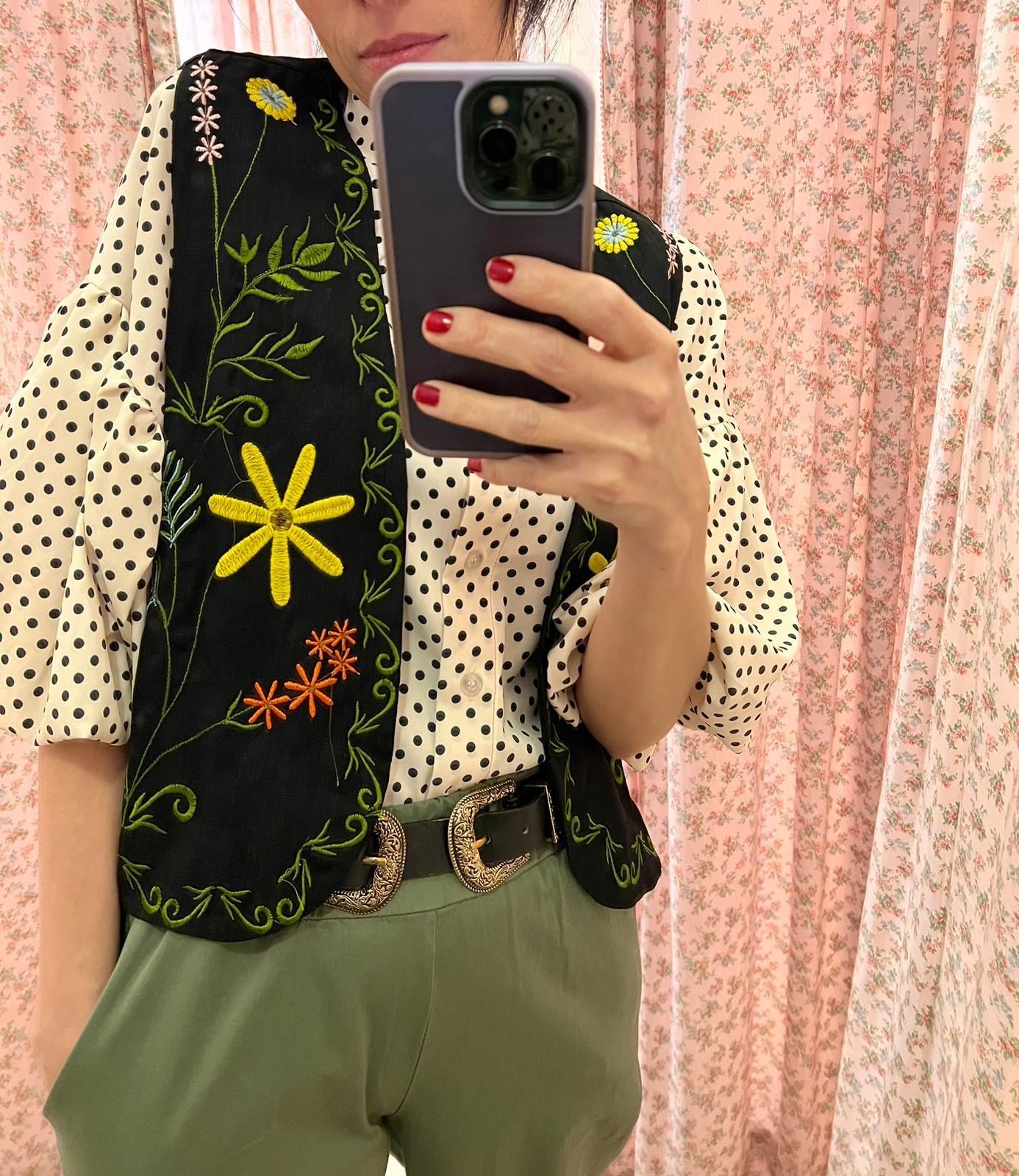 Gilet Boho Lino - Carlo Deni