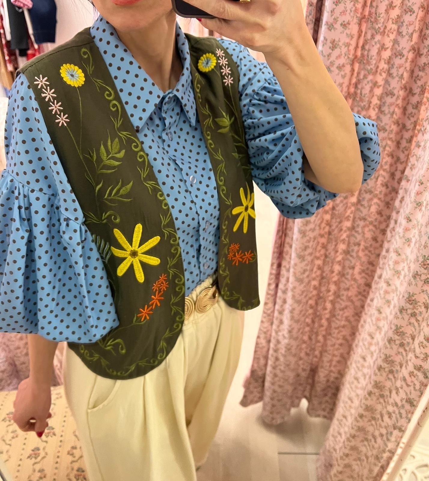 Gilet Boho Lino - Carlo Deni