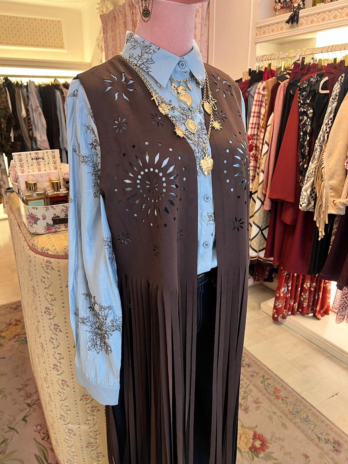 Gilet frange - Carlo Deni