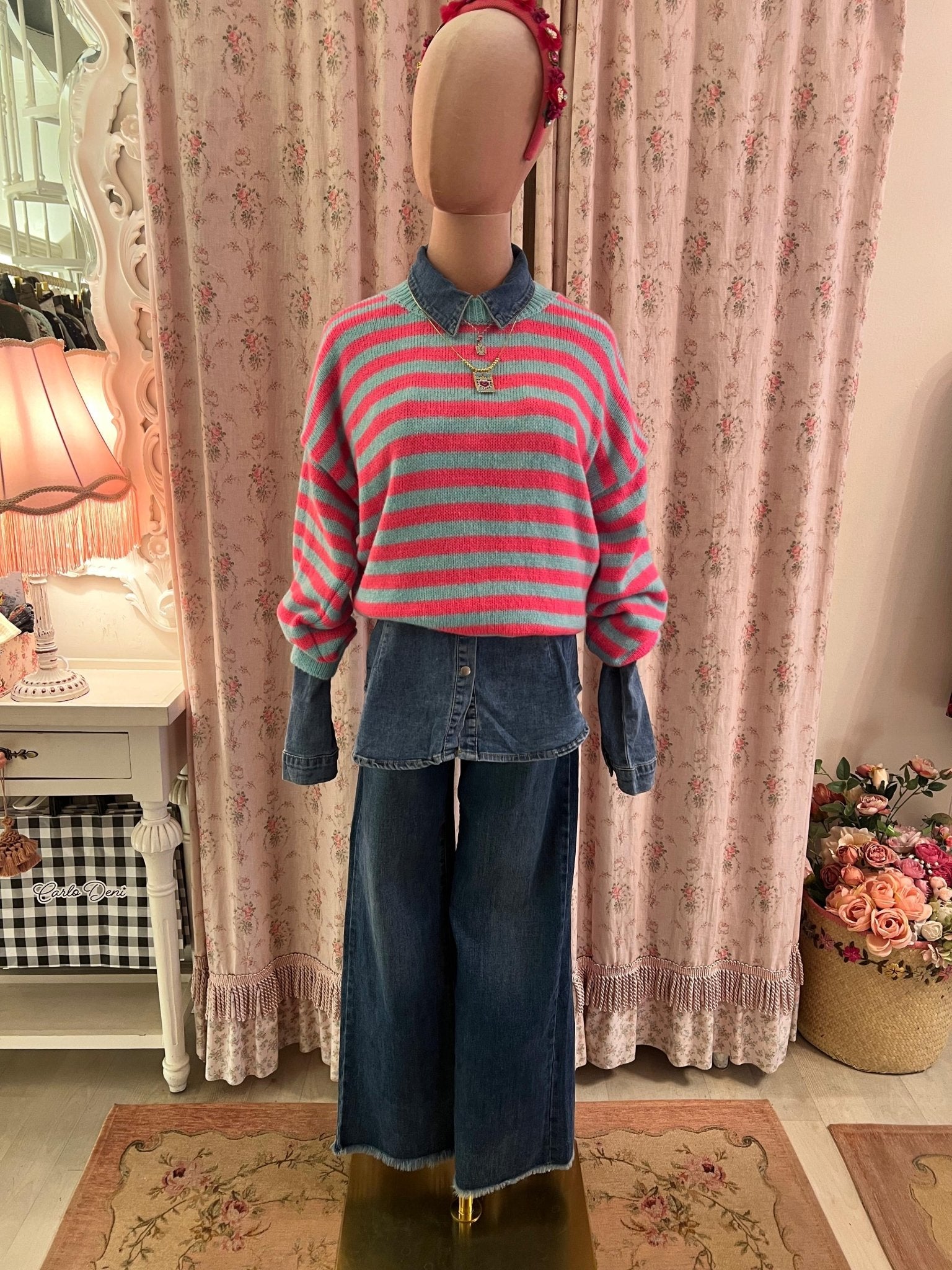 Pull righe Multicolor - Carlo Deni