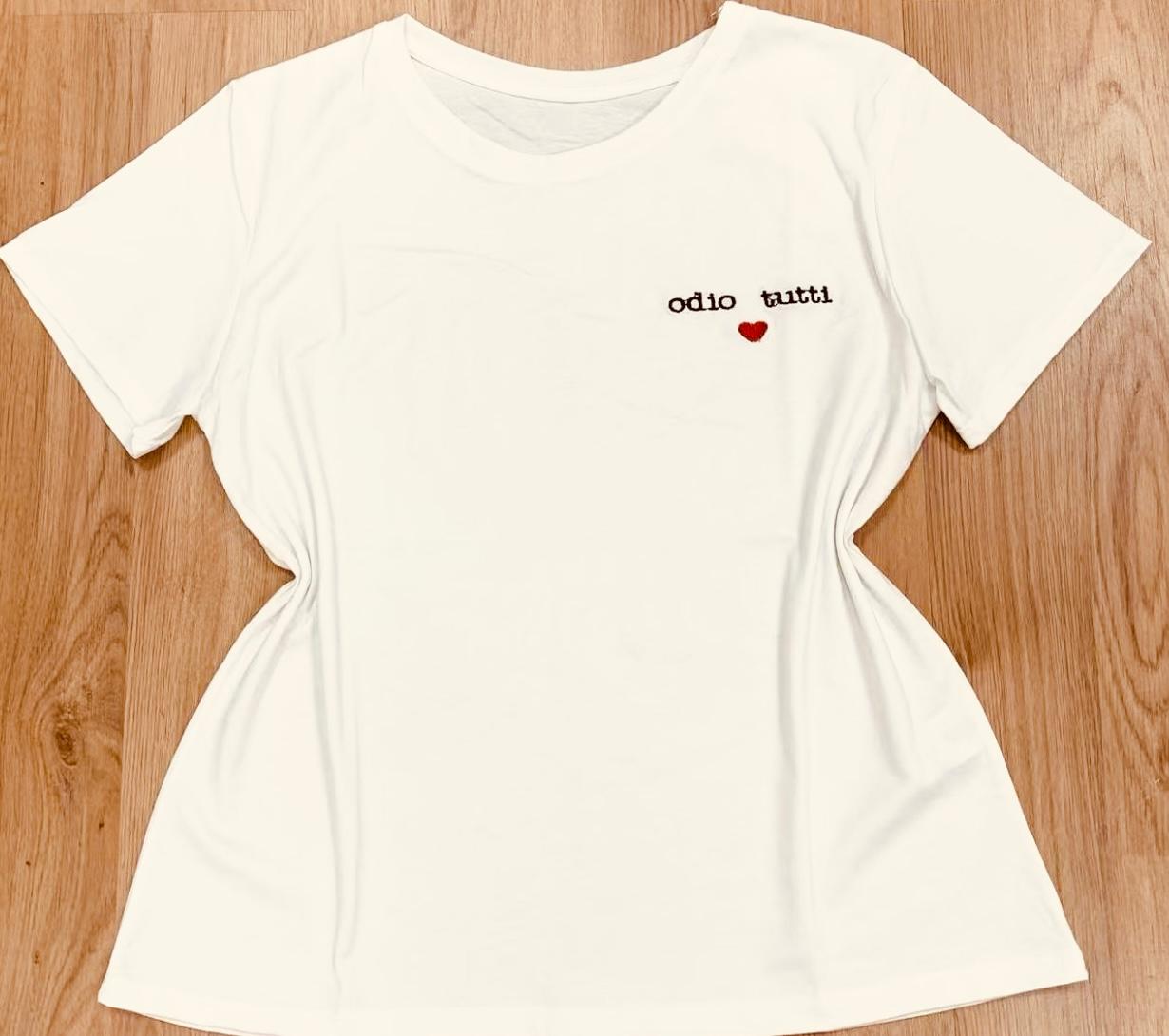 T-shirt Odio tutti - Carlo Deni