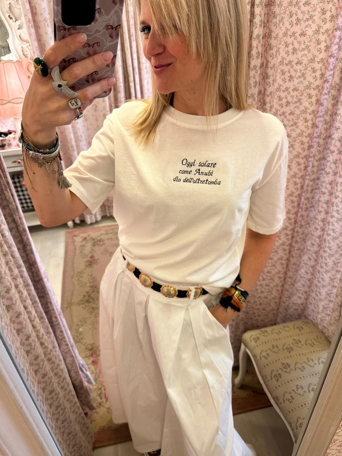 T-shirt Oggi solare come Anubi dio dell’oltretomba - Carlo Deni