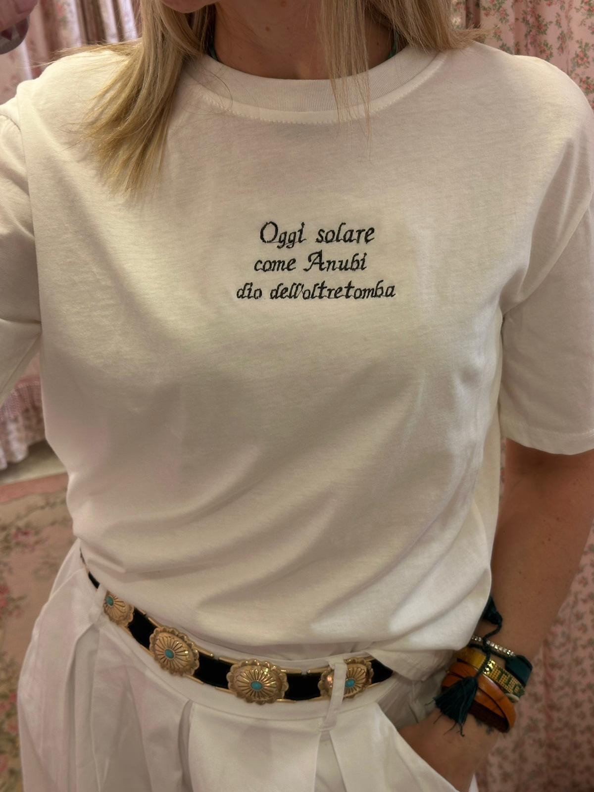 T-shirt Oggi solare come Anubi dio dell’oltretomba - Carlo Deni