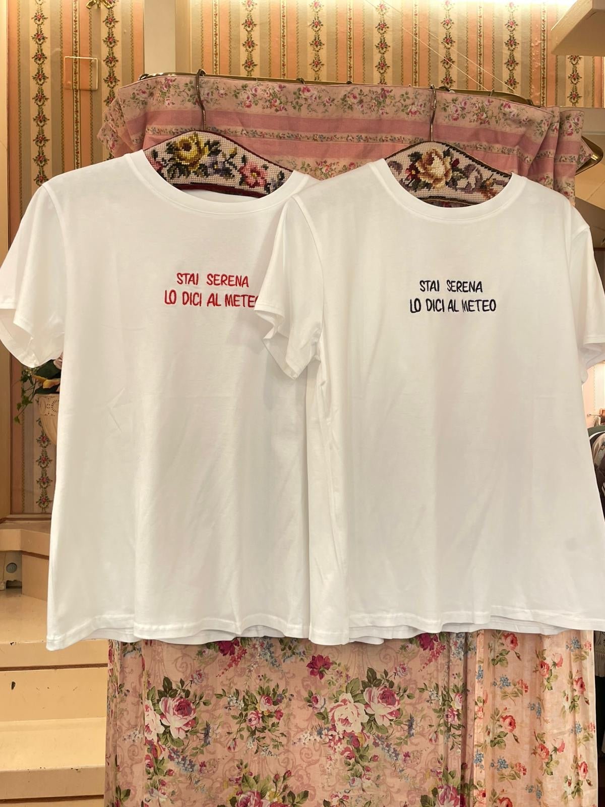 T-shirt stai serena lo dici al meteo - Carlo Deni