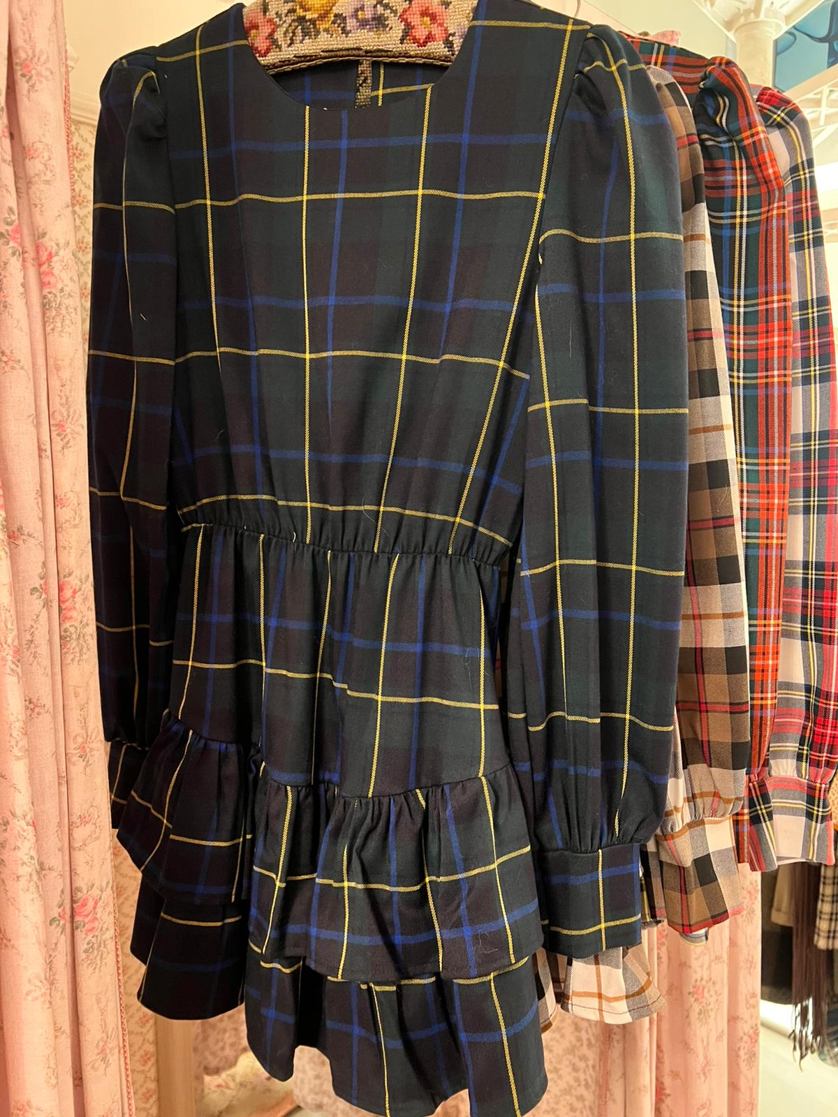 Abito Tartan Highland midi - Carlo Deni
