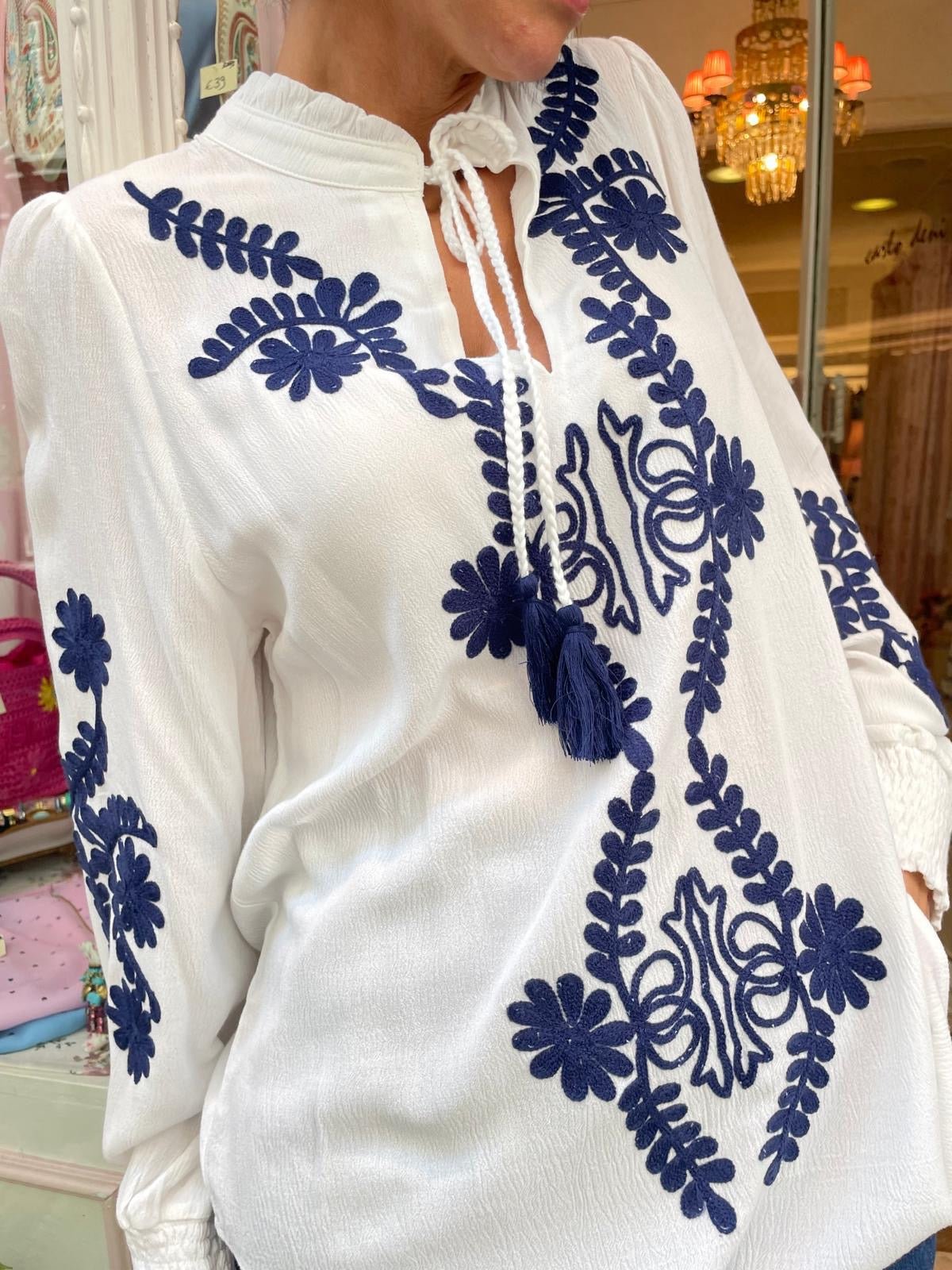 Blusa Cody White&Blue - Carlo Deni