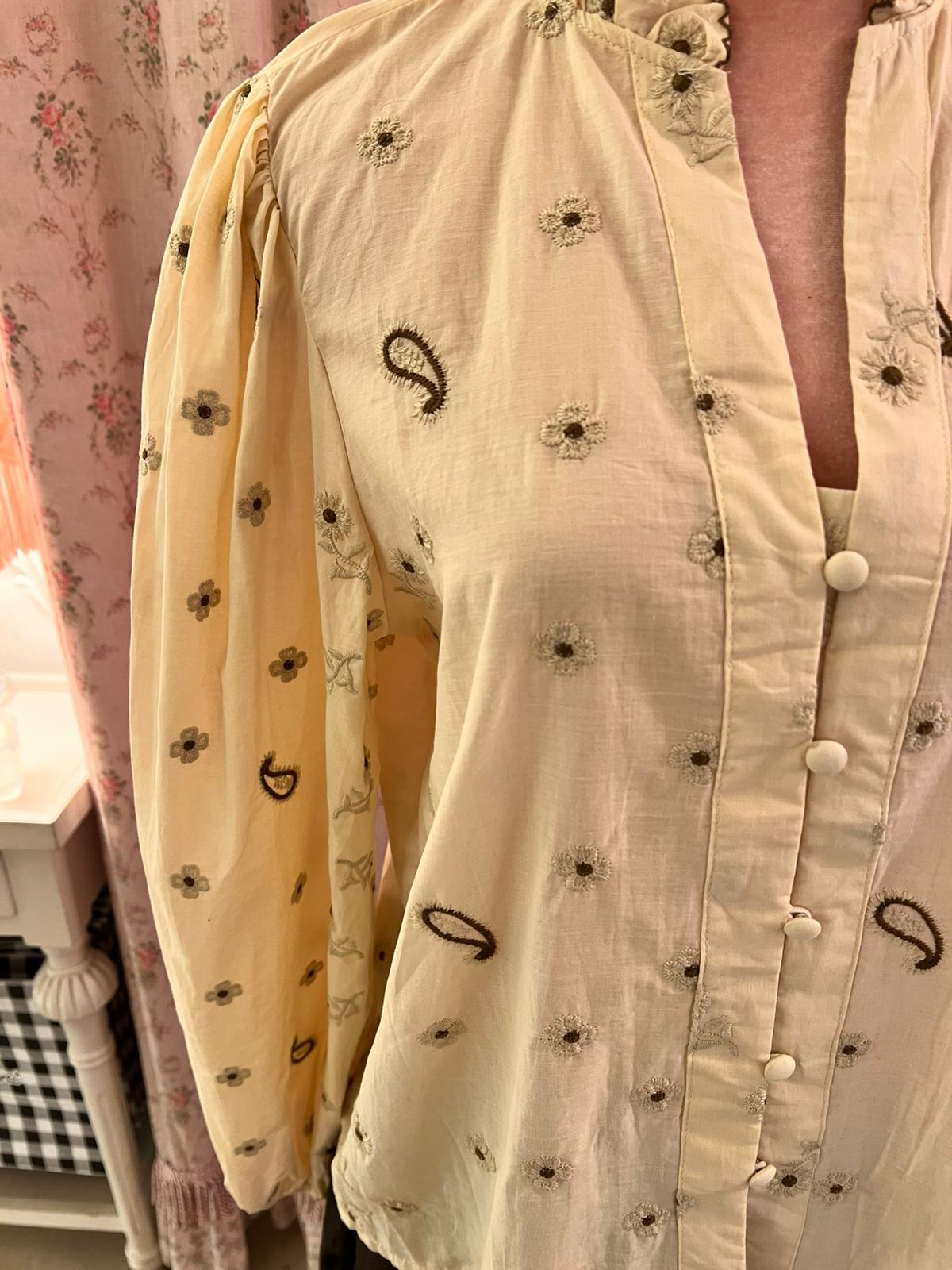 Blusa fiori & paisley - Carlo Deni