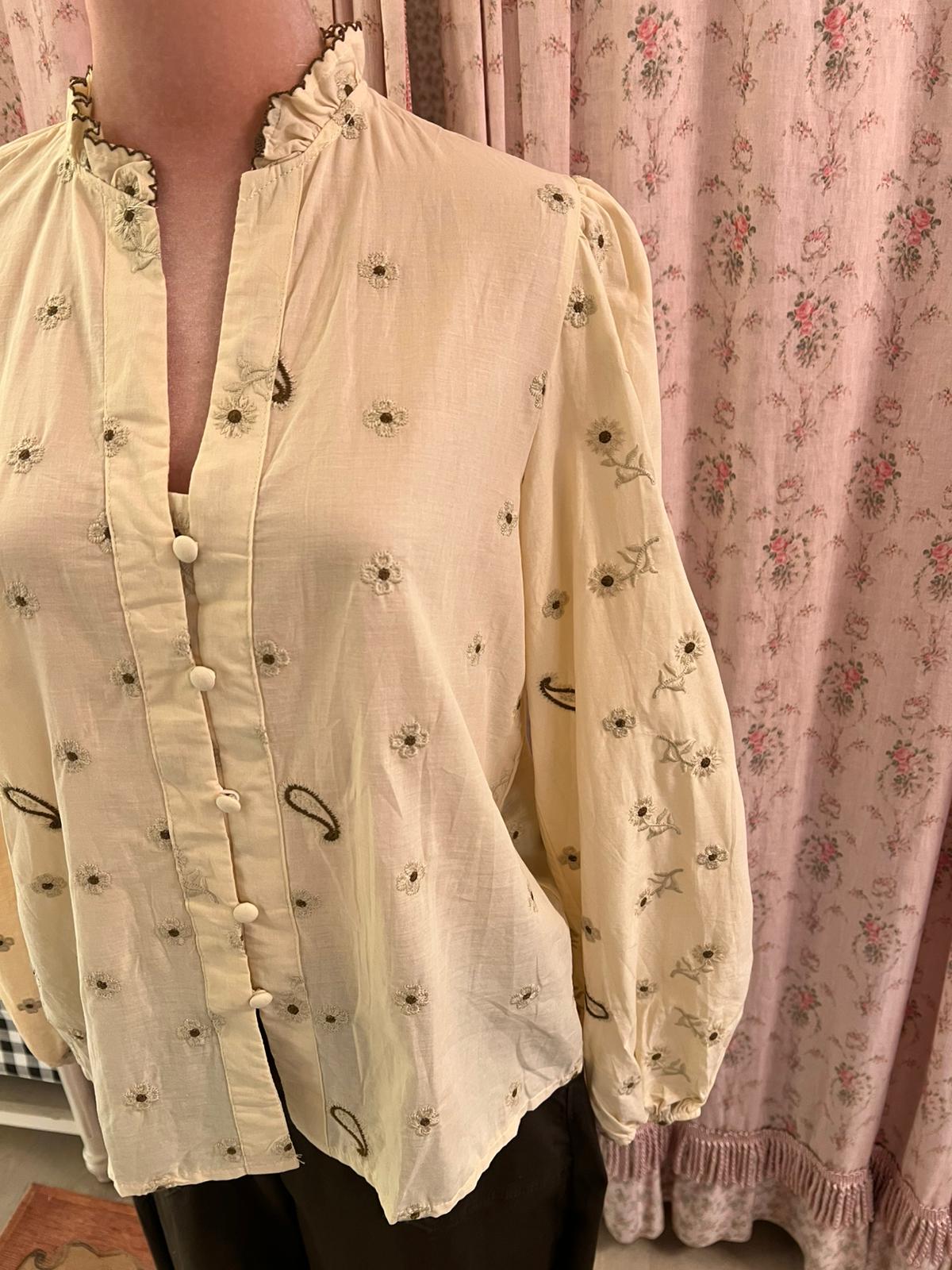 Blusa fiori & paisley - Carlo Deni