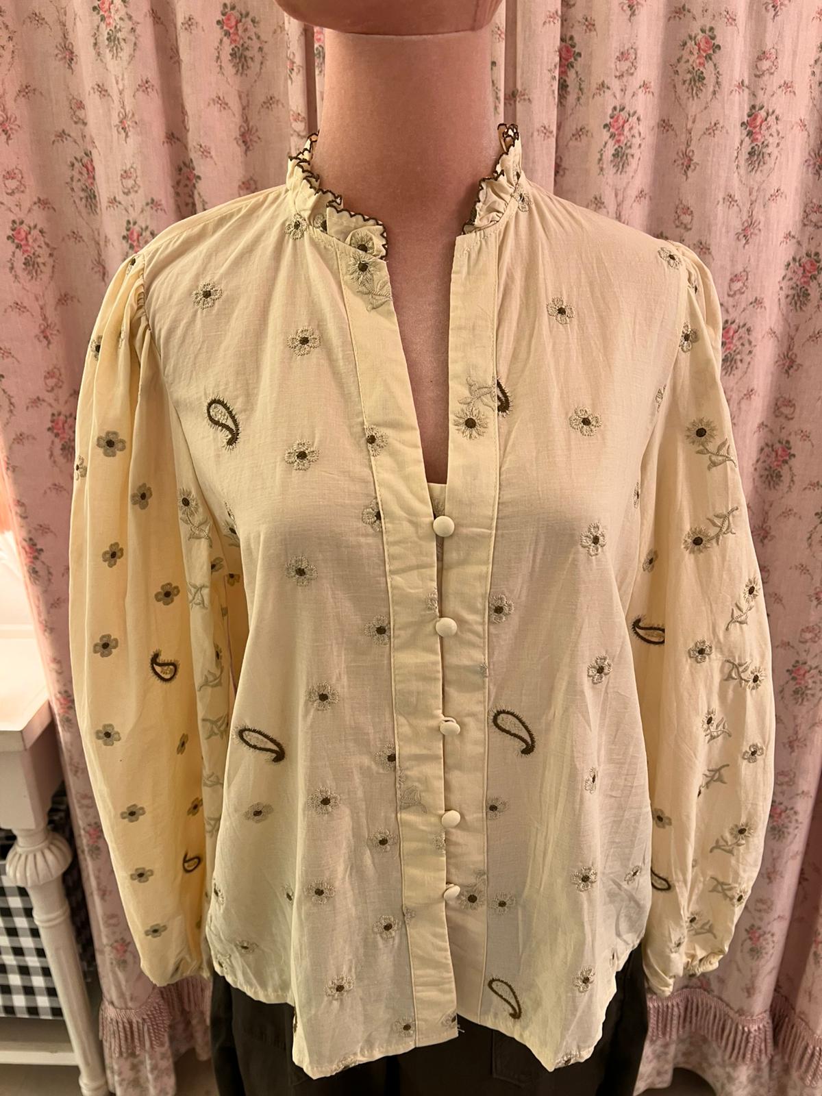 Blusa fiori & paisley - Carlo Deni