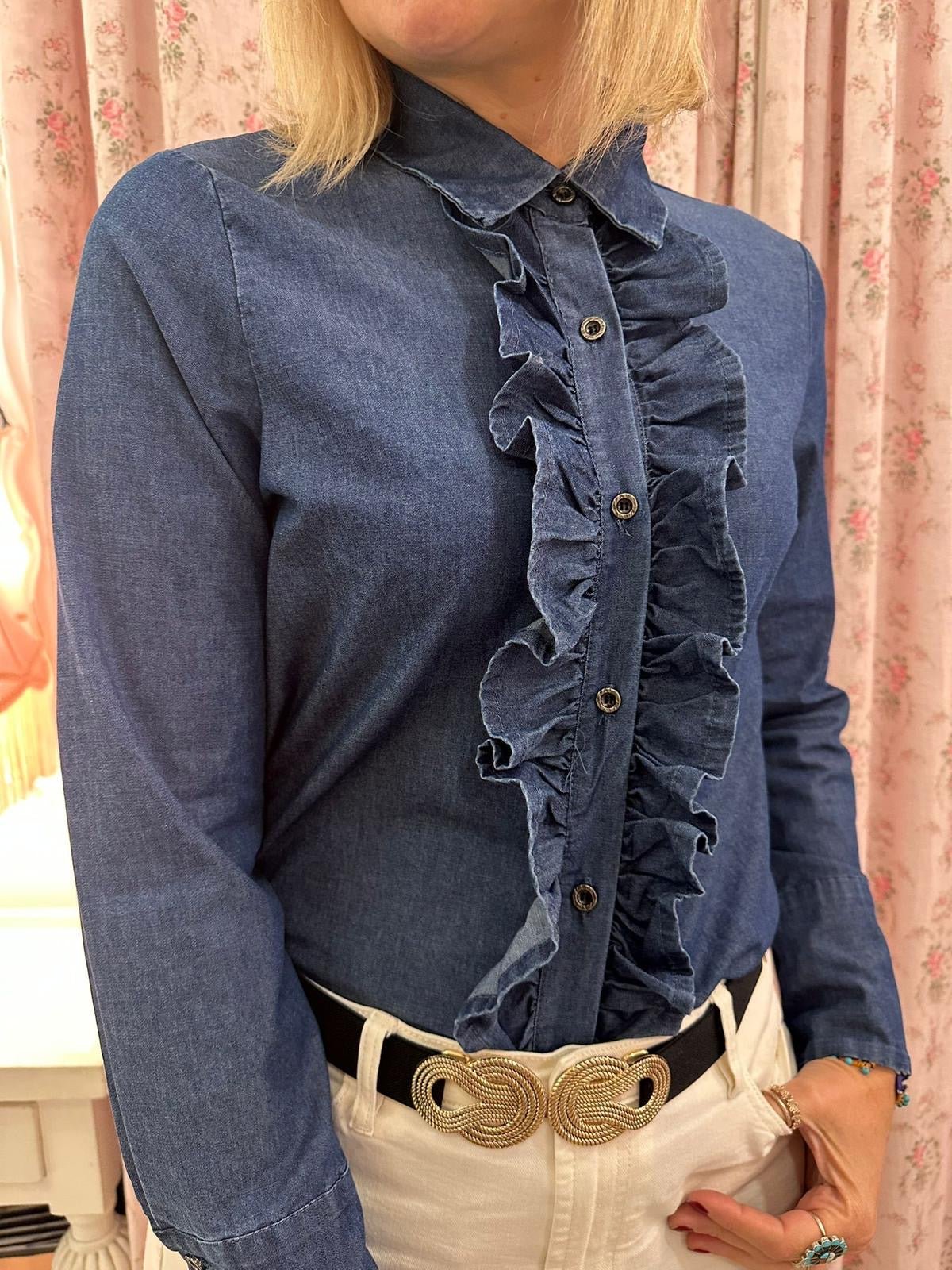 Camicia jeans Rouches - Carlo Deni