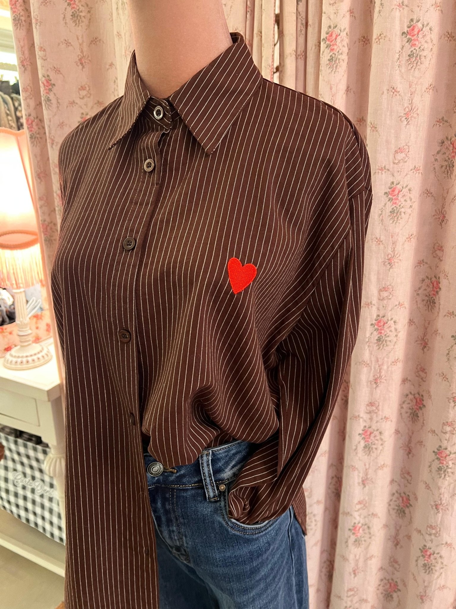 Camicia righe e cuore - Carlo Deni