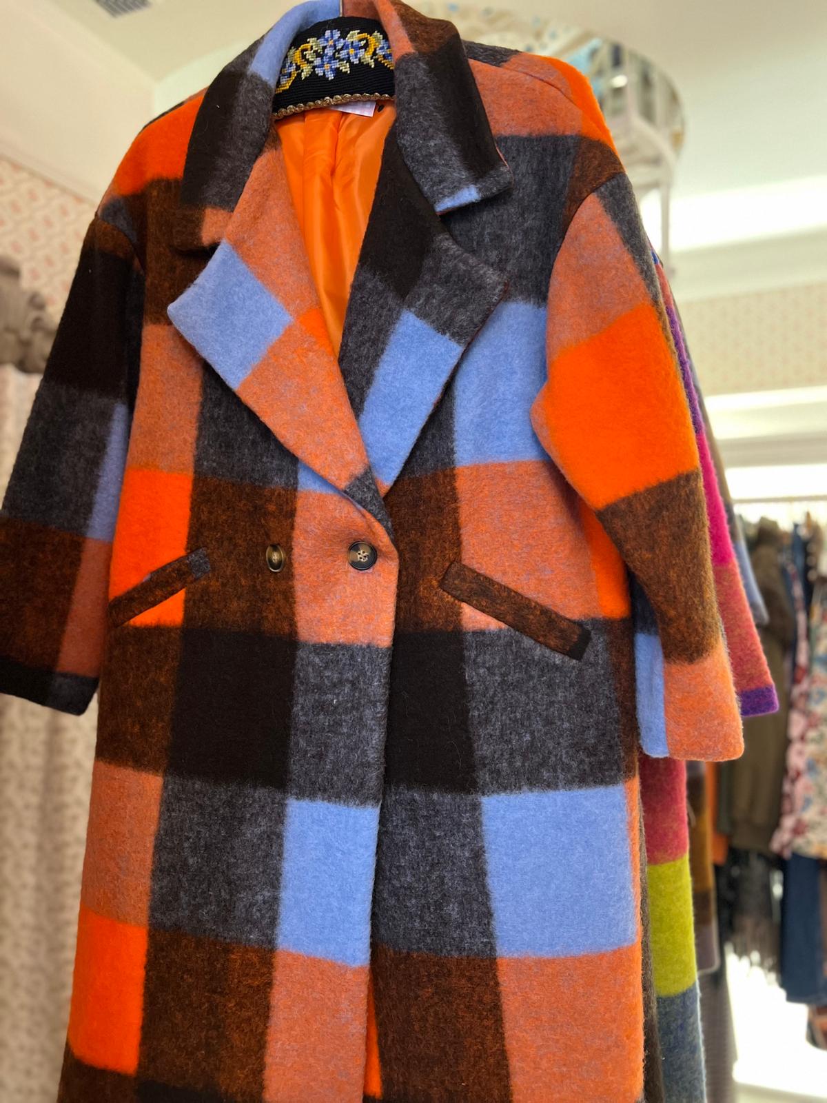 Cappotto Check Multicolor - Carlo Deni