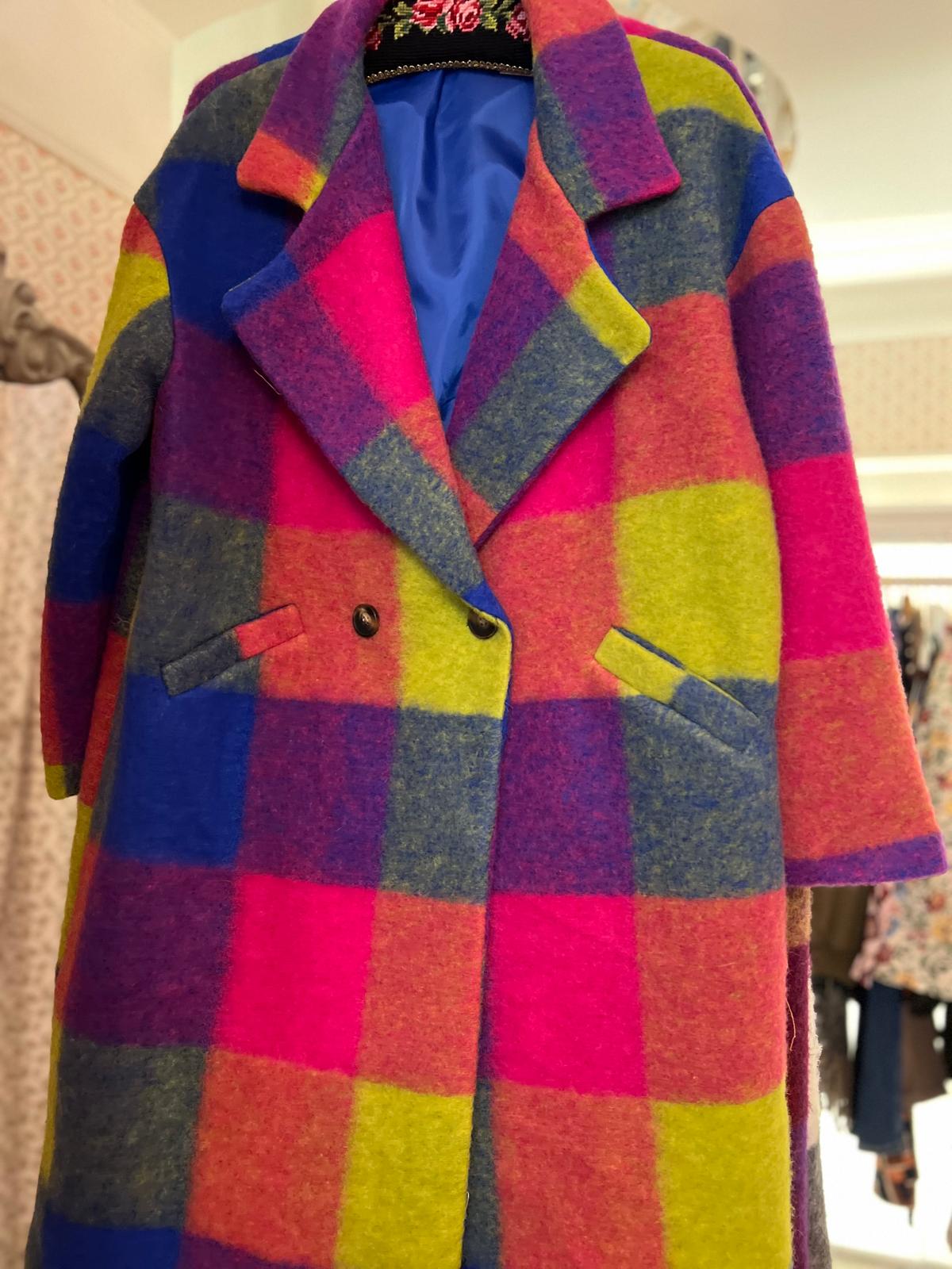 Cappotto Check Multicolor - Carlo Deni