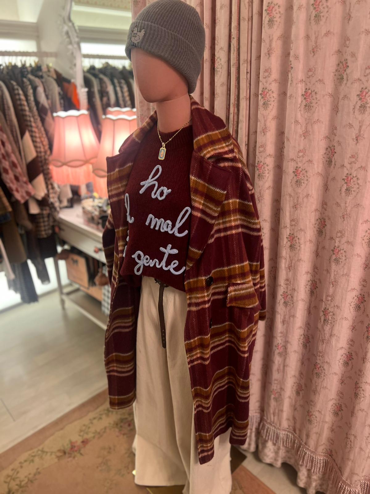 Cappotto Plaid Clairmont - Carlo Deni