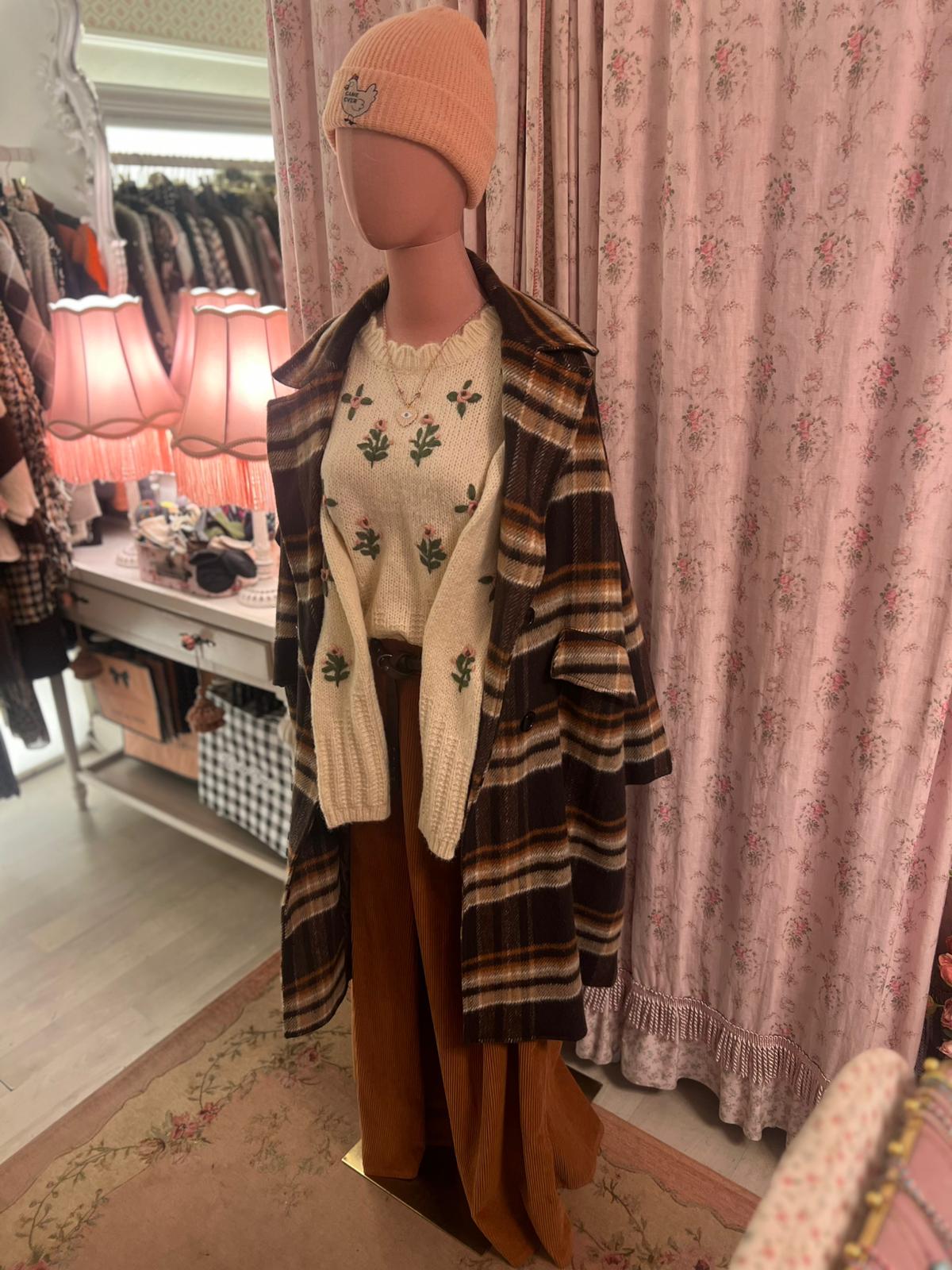 Cappotto Plaid Clairmont - Carlo Deni