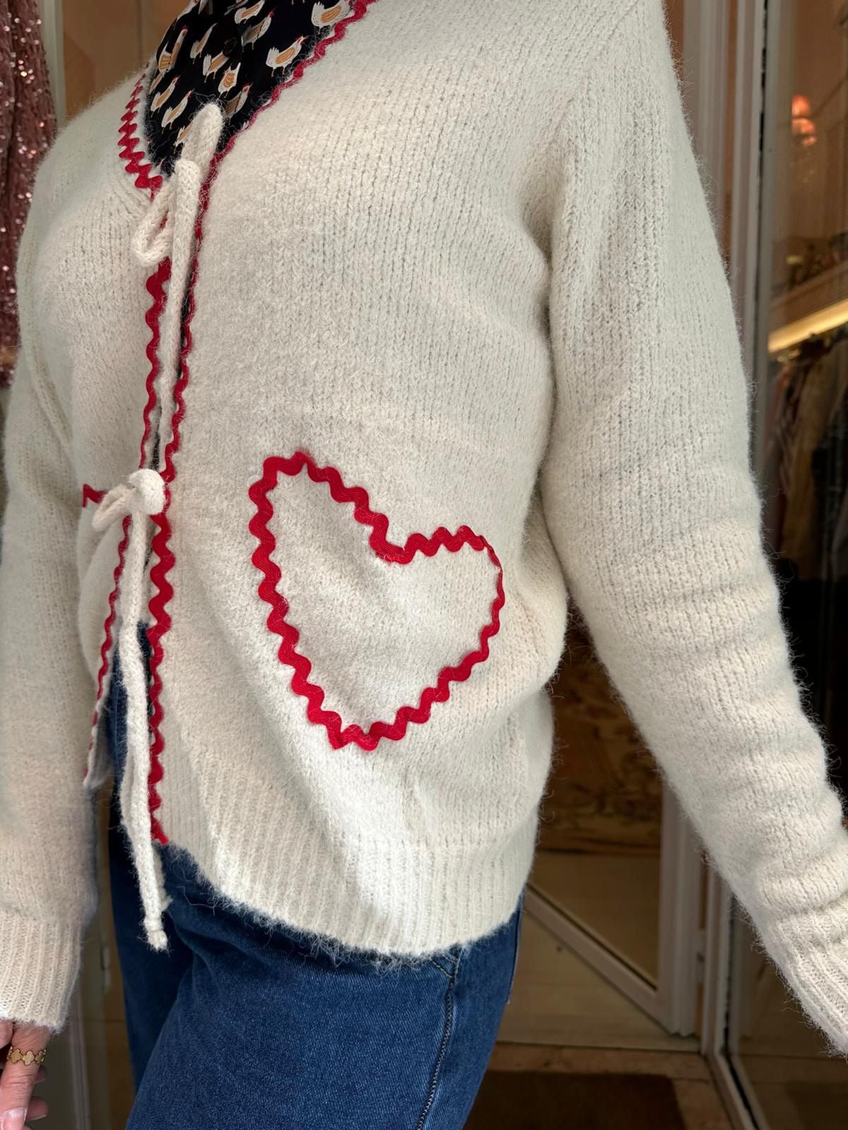 Cardigan Cuore - Carlo Deni