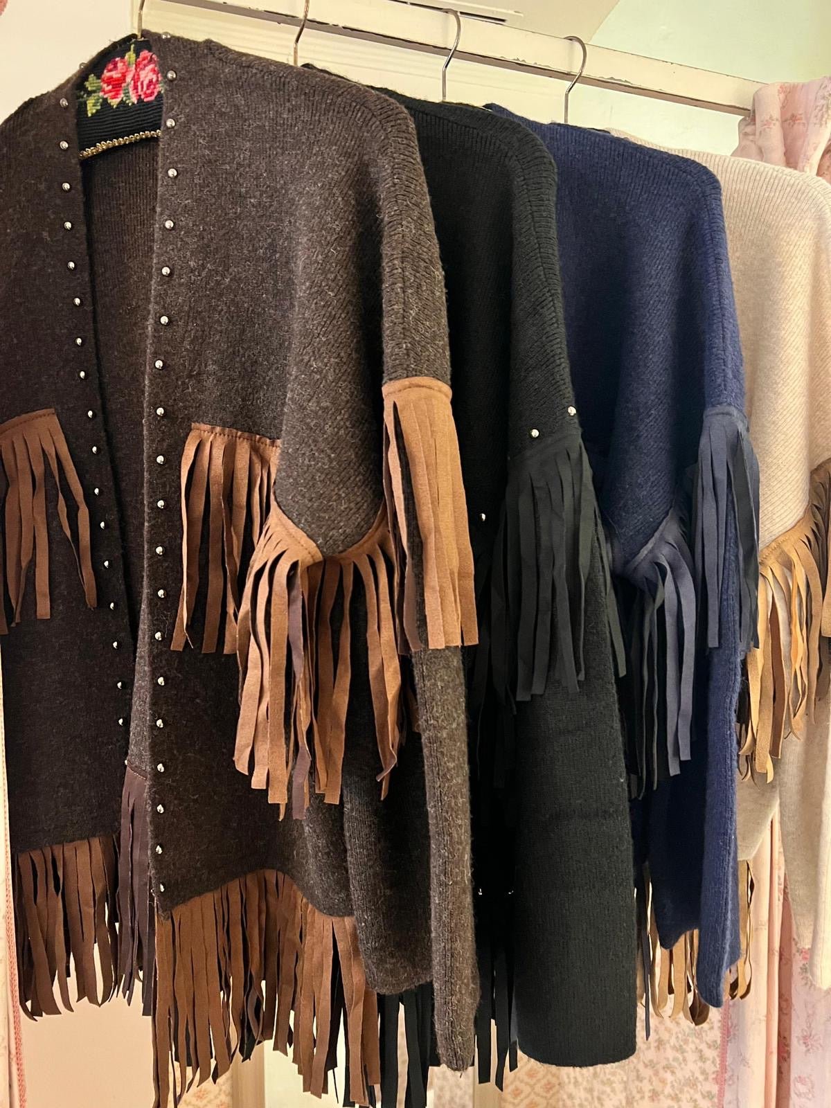 Cardigan Frange - Carlo Deni