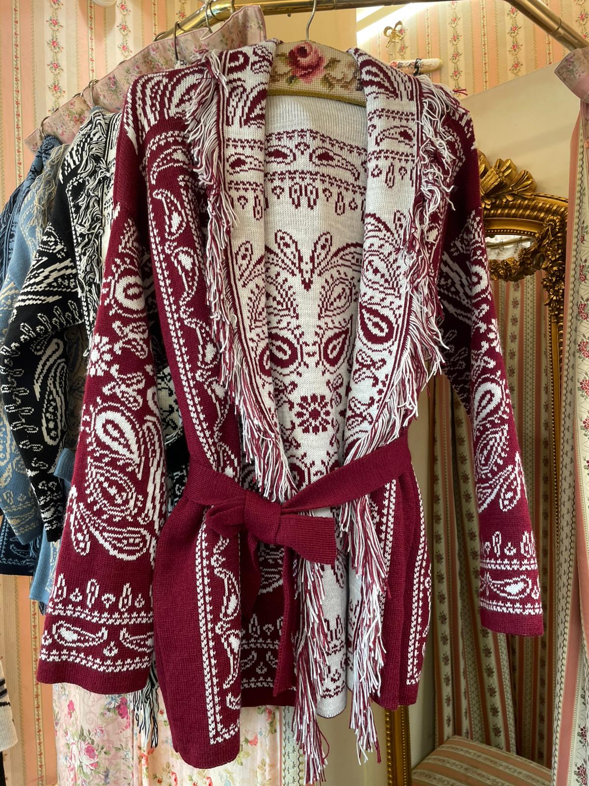 Cardigan Paisley - Carlo Deni