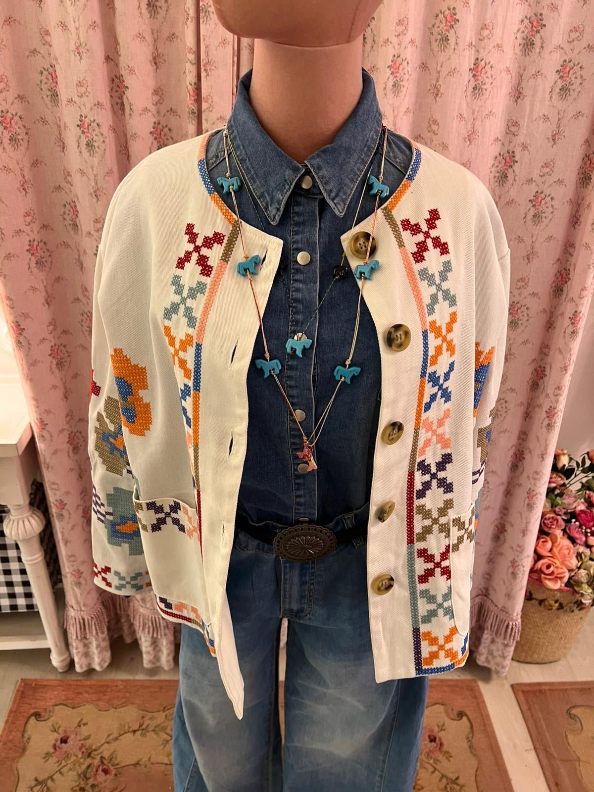 Giacca punto croce - Carlo Deni