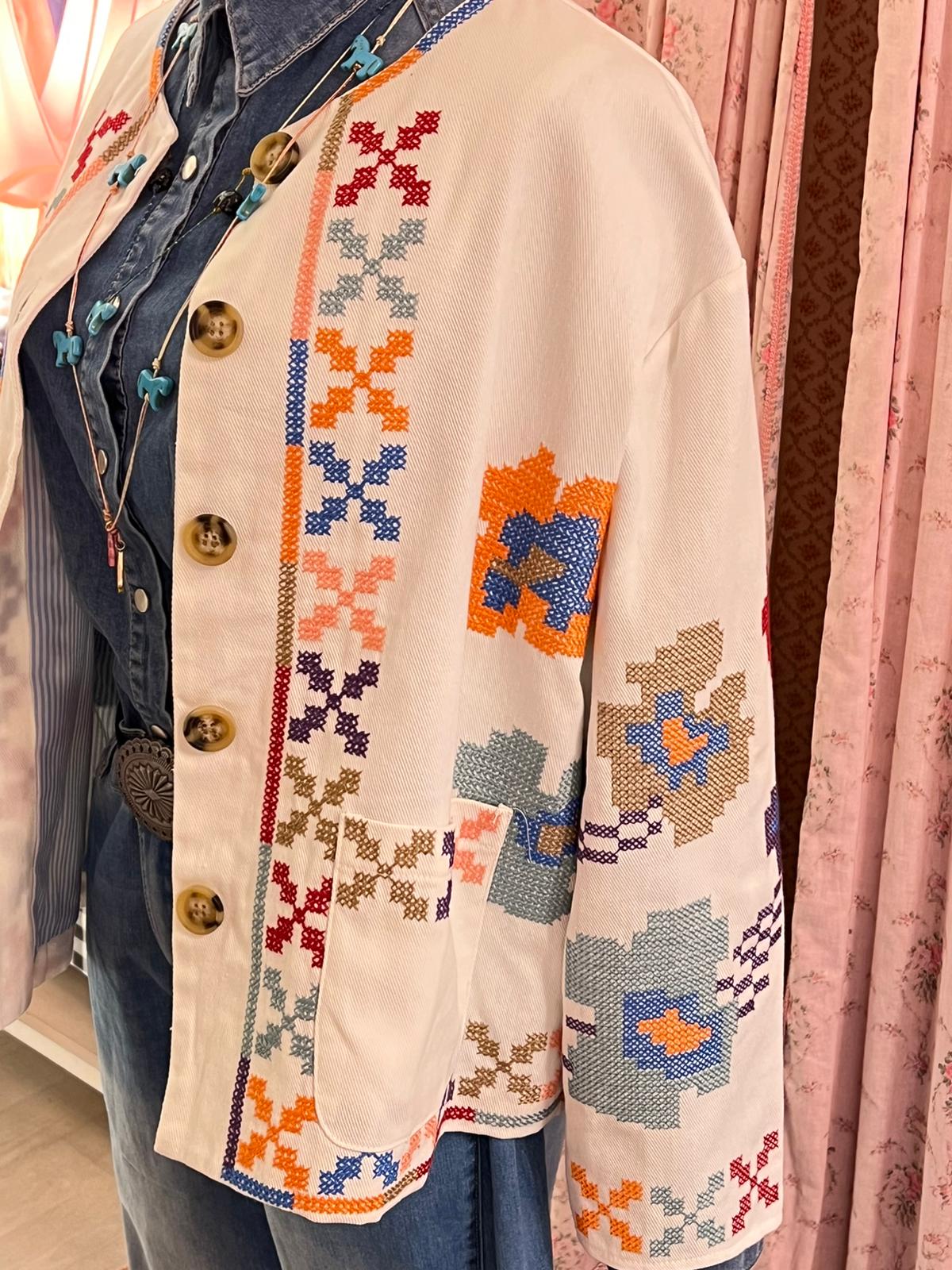 Giacca punto croce - Carlo Deni