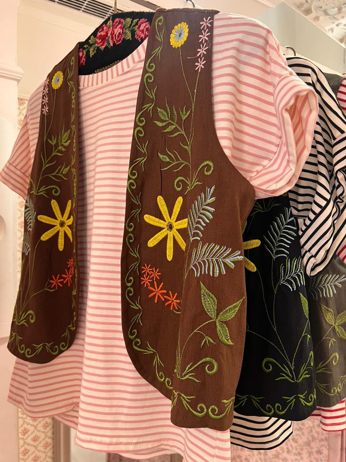 Gilet Boho Lino - Carlo Deni