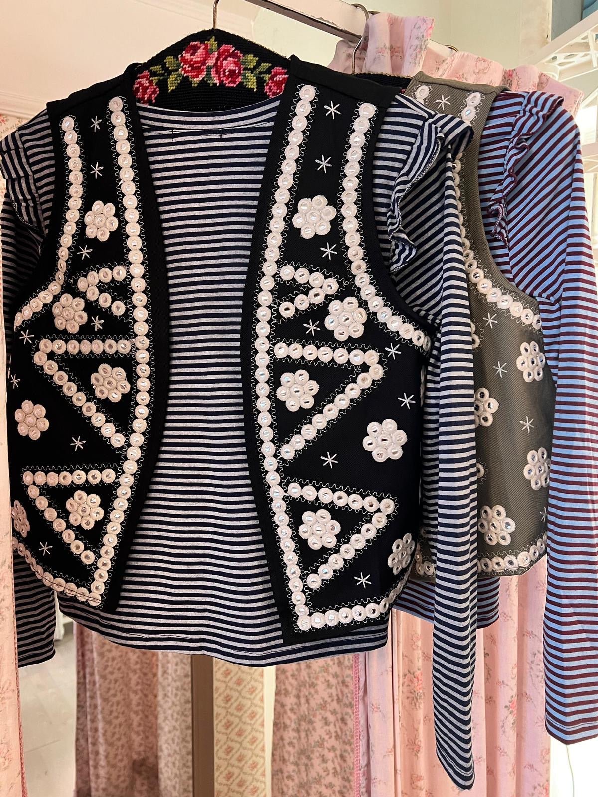 Gilet Boho ricamato - Carlo Deni