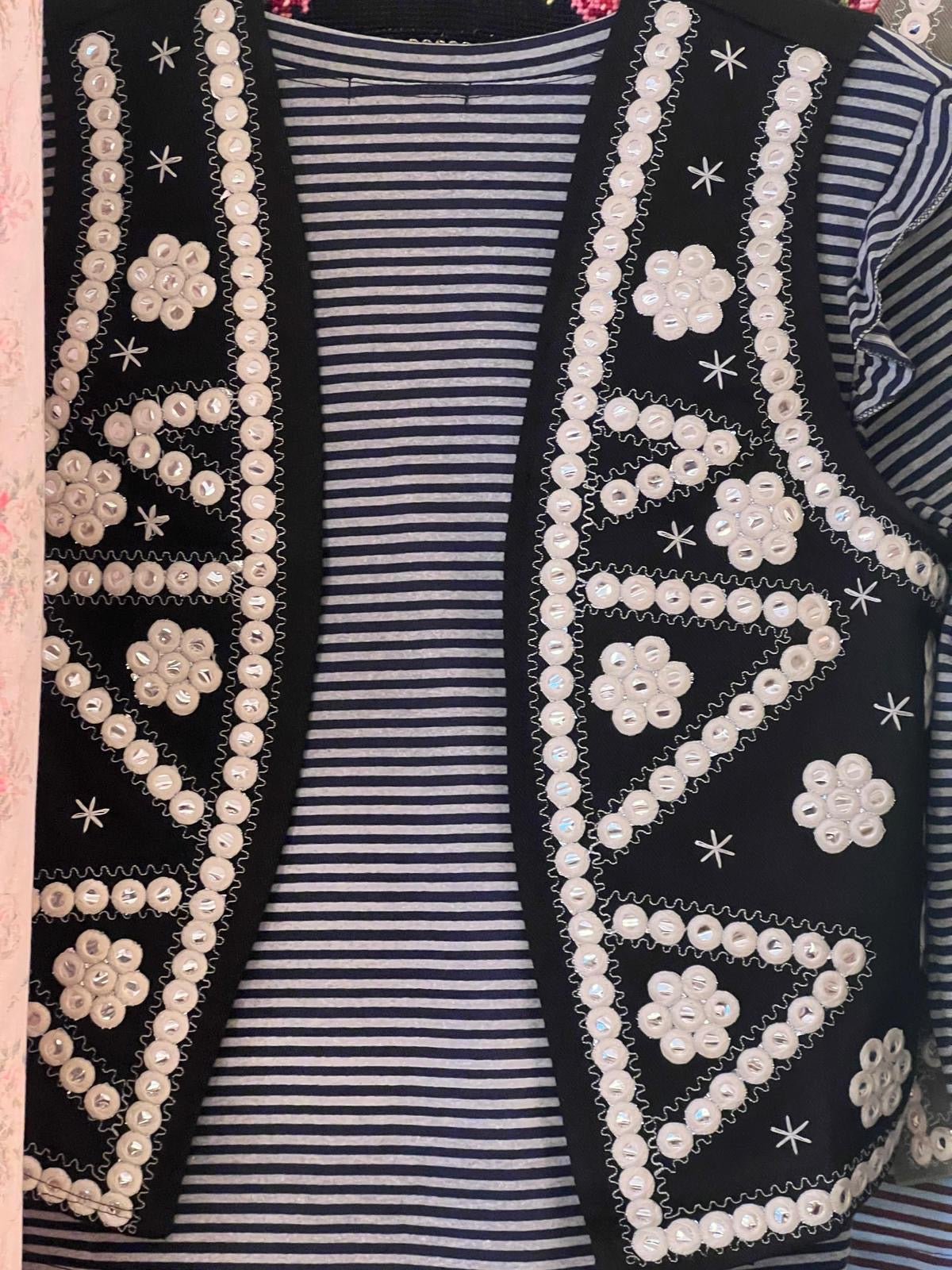 Gilet Boho ricamato - Carlo Deni