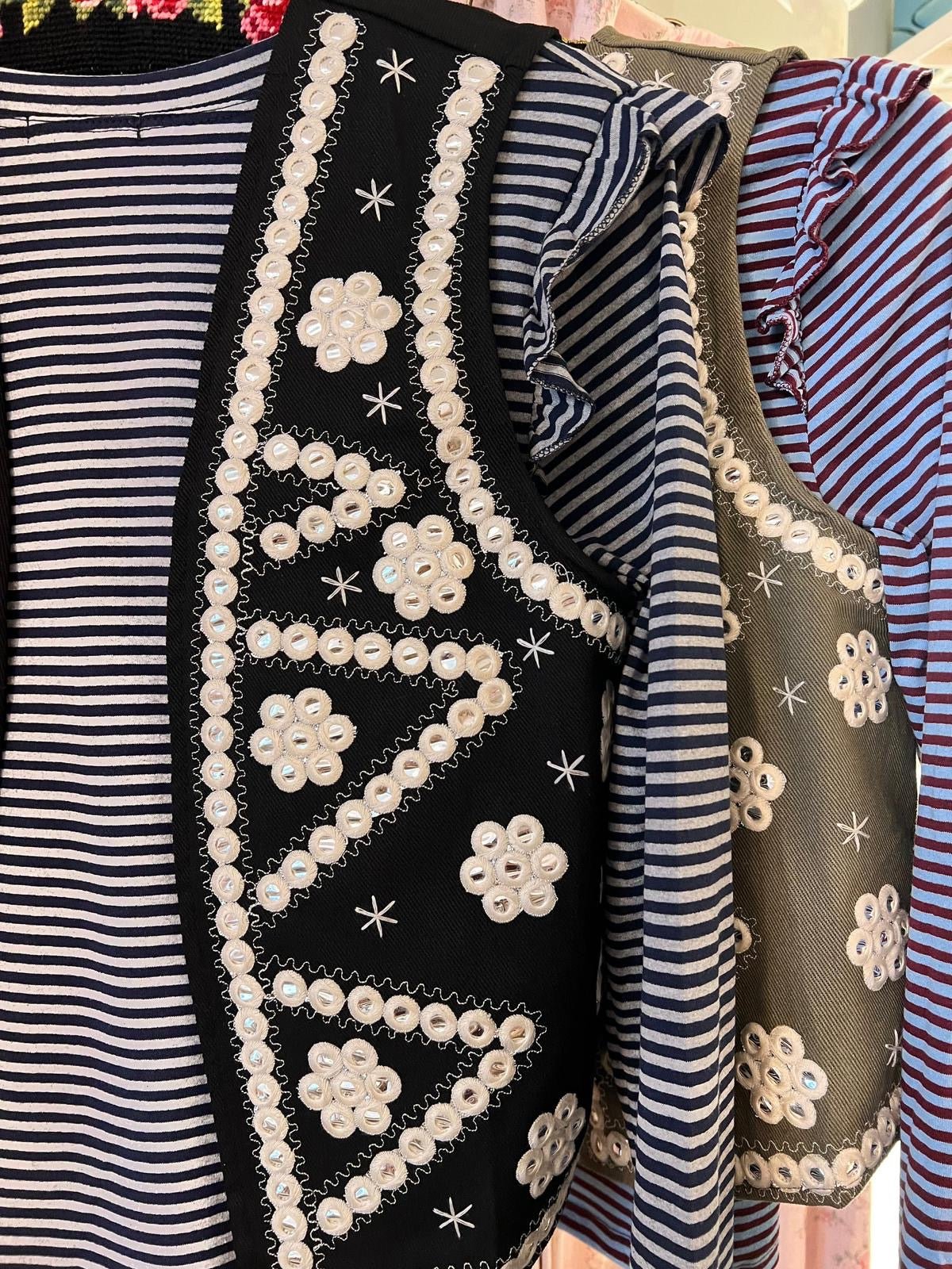 Gilet Boho ricamato - Carlo Deni