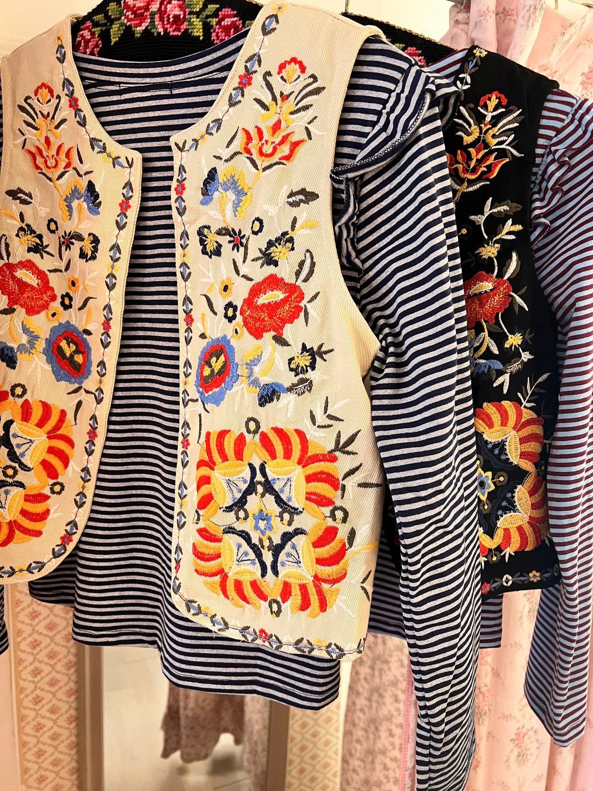 Gilet Boho ricamato - Carlo Deni