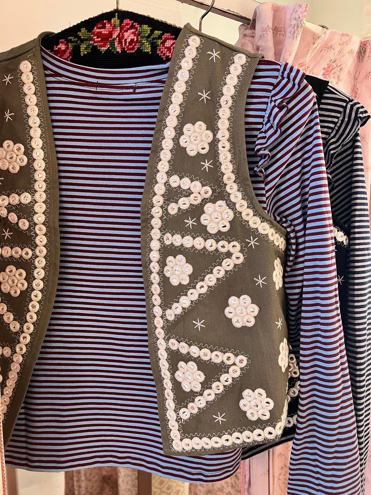 Gilet Boho ricamato - Carlo Deni