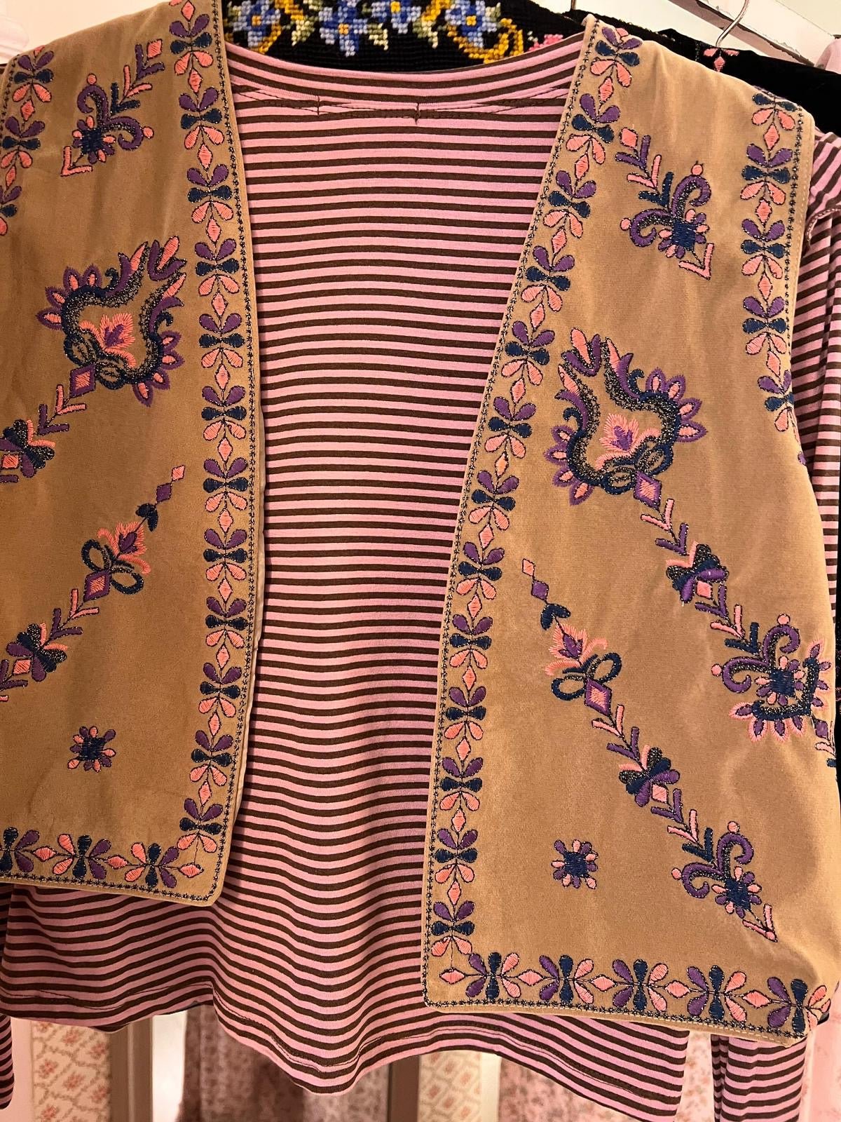 Gilet Boho velluto - Carlo Deni