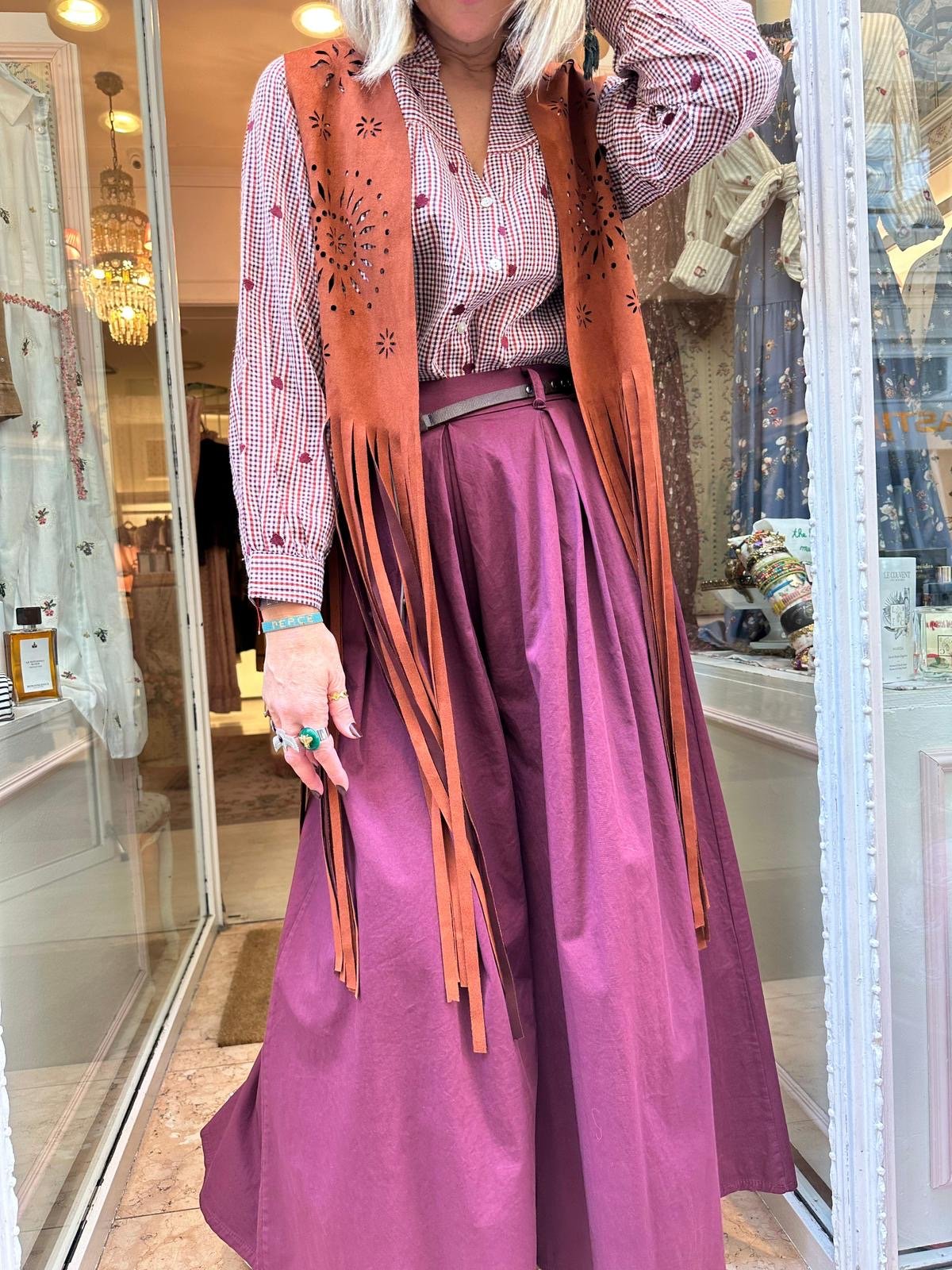 Gilet frange - Carlo Deni