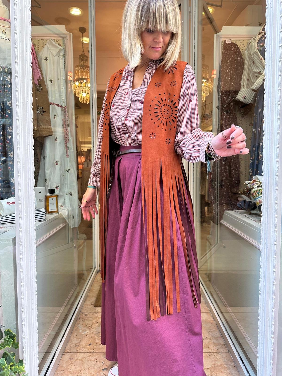 Gilet frange - Carlo Deni