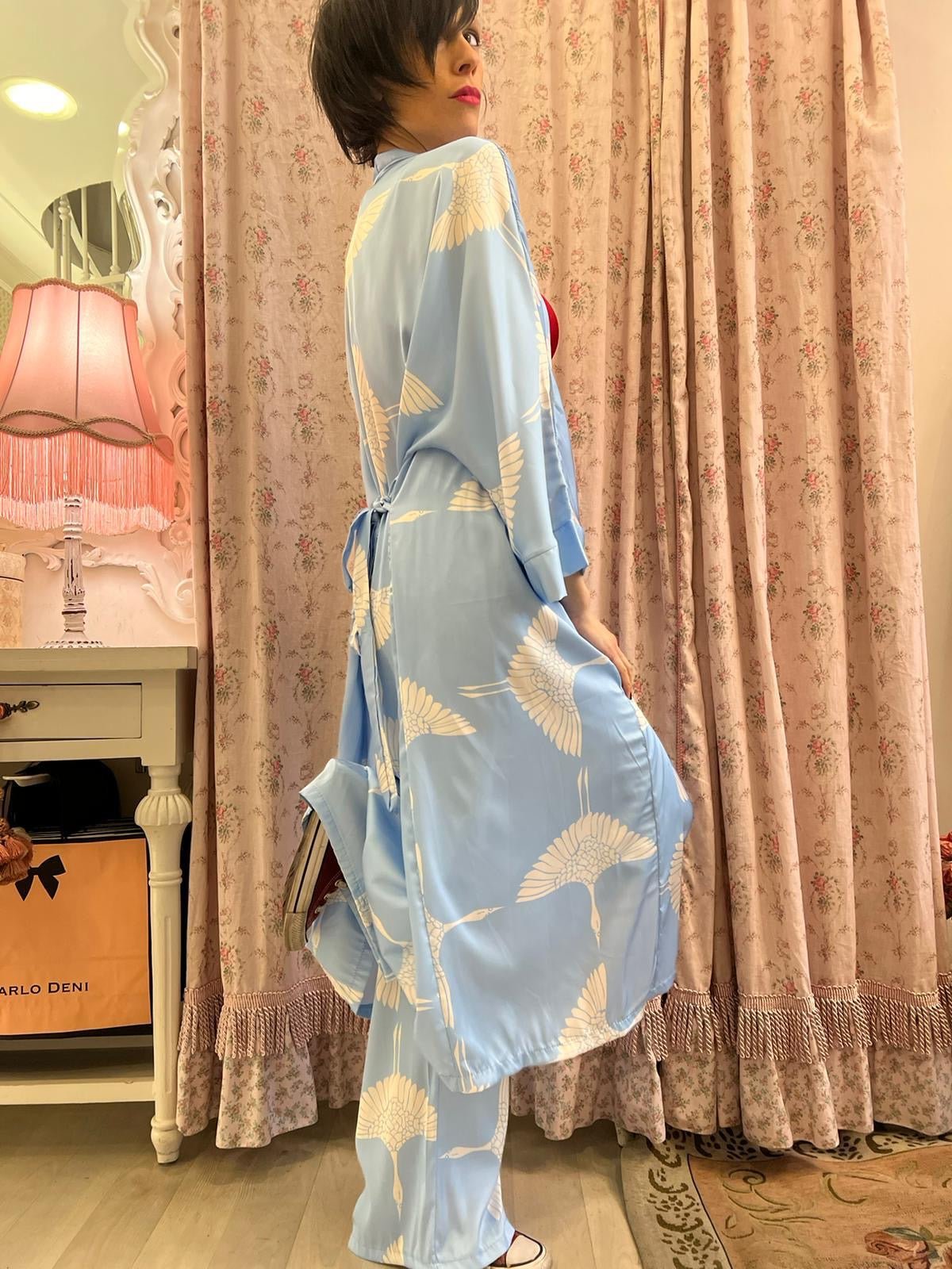 Kimono Aironi Azzurro - Carlo Deni