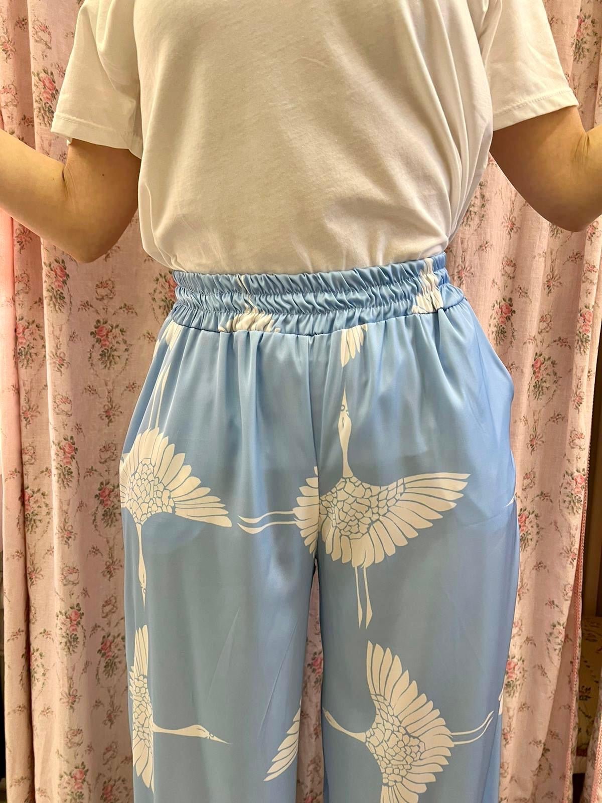 Pantalone Aironi Azzurro - Carlo Deni