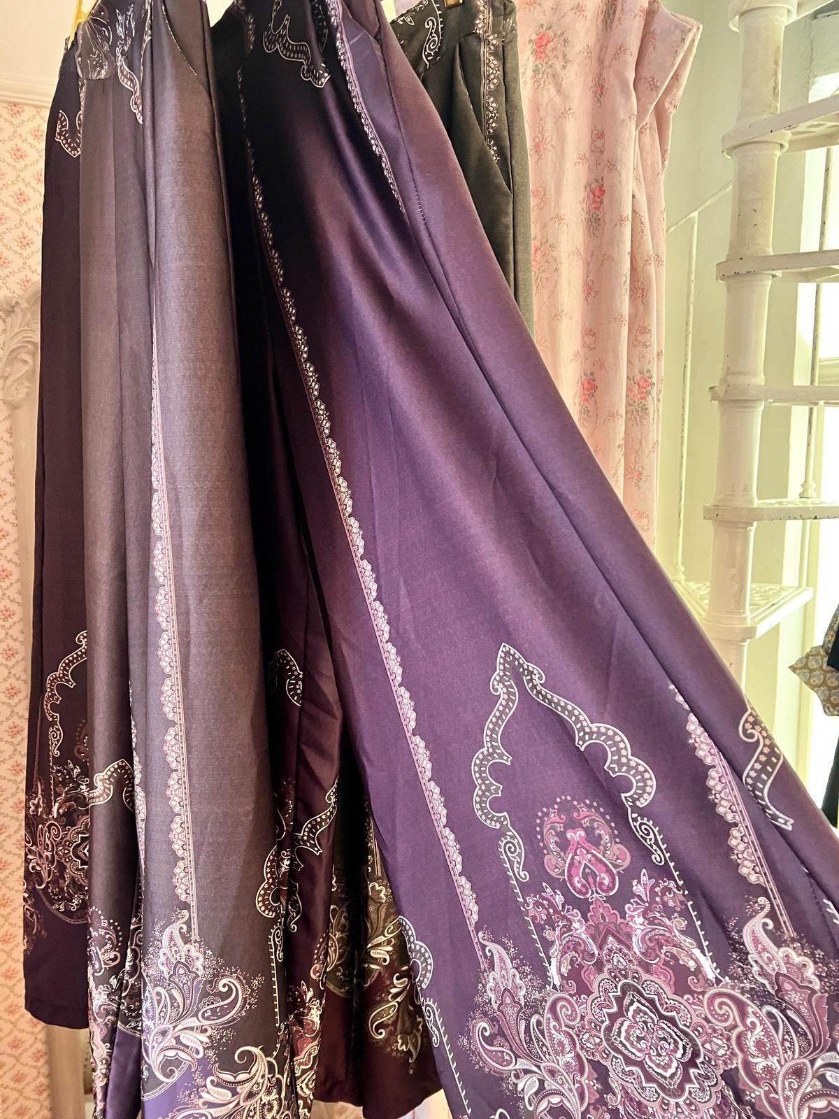 Pantalone in raso fluido fantasia - Carlo Deni