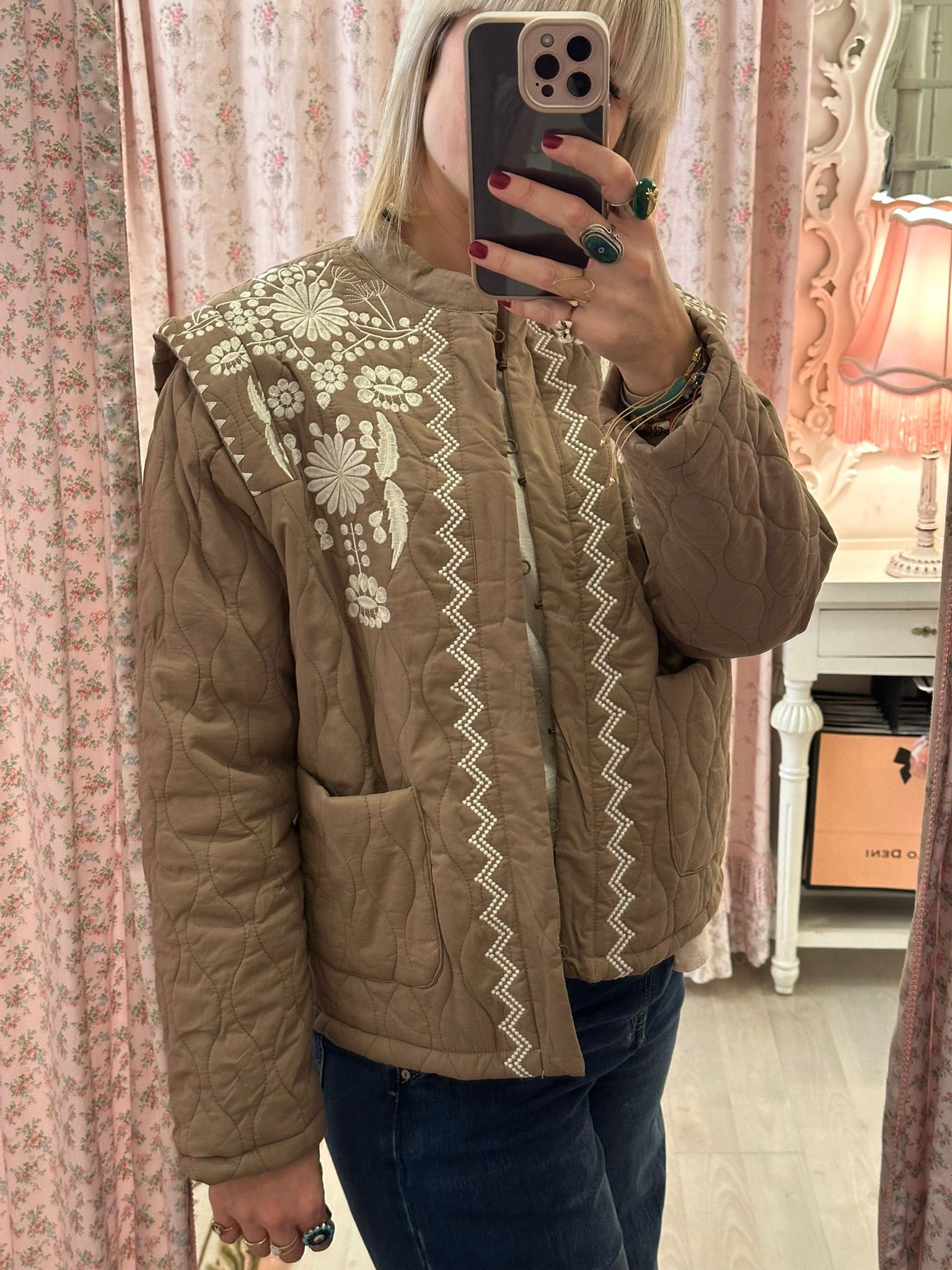 Piumino Marant beige - Carlo Deni