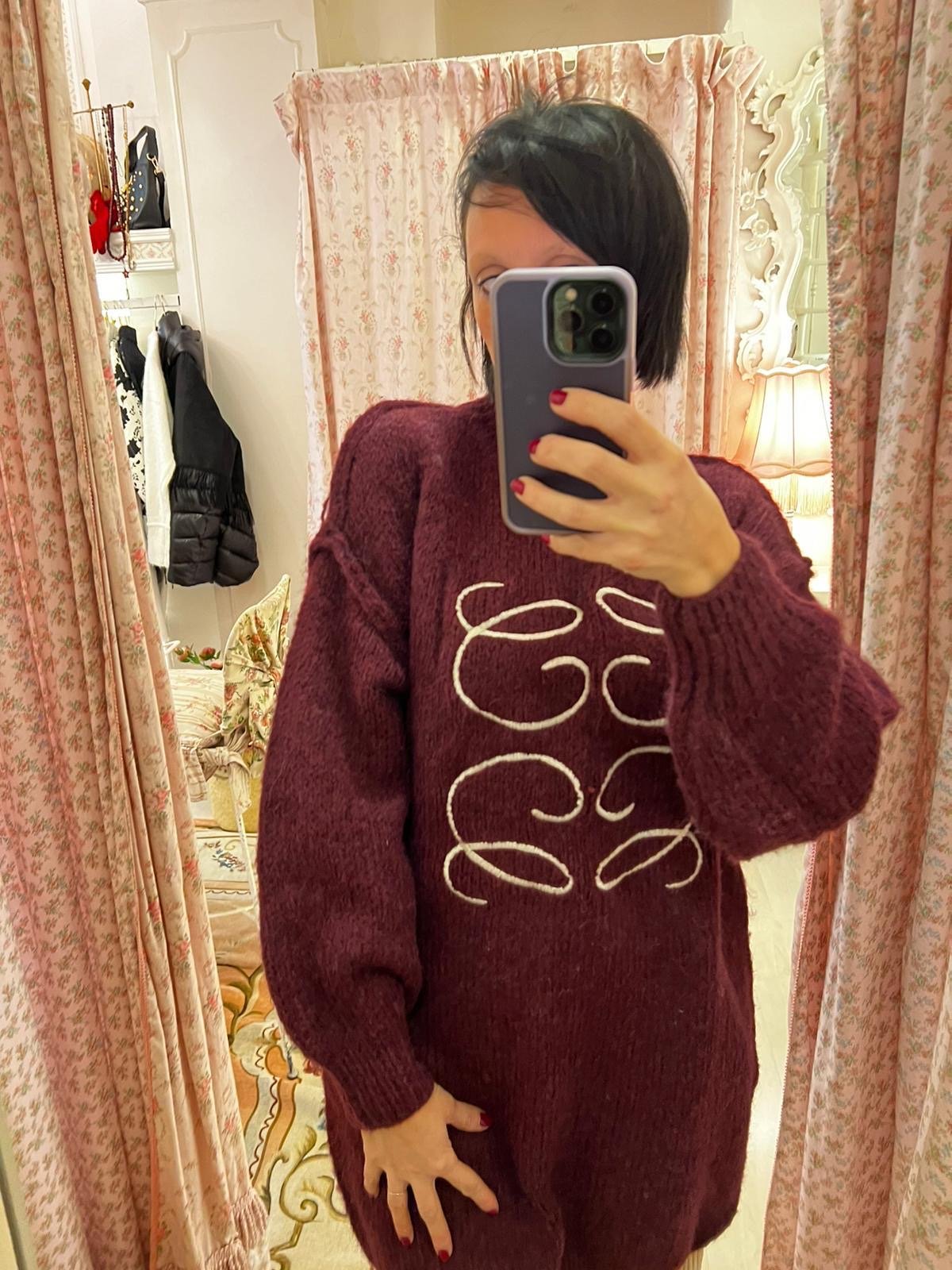 Pull Loewe bordeaux - Carlo Deni