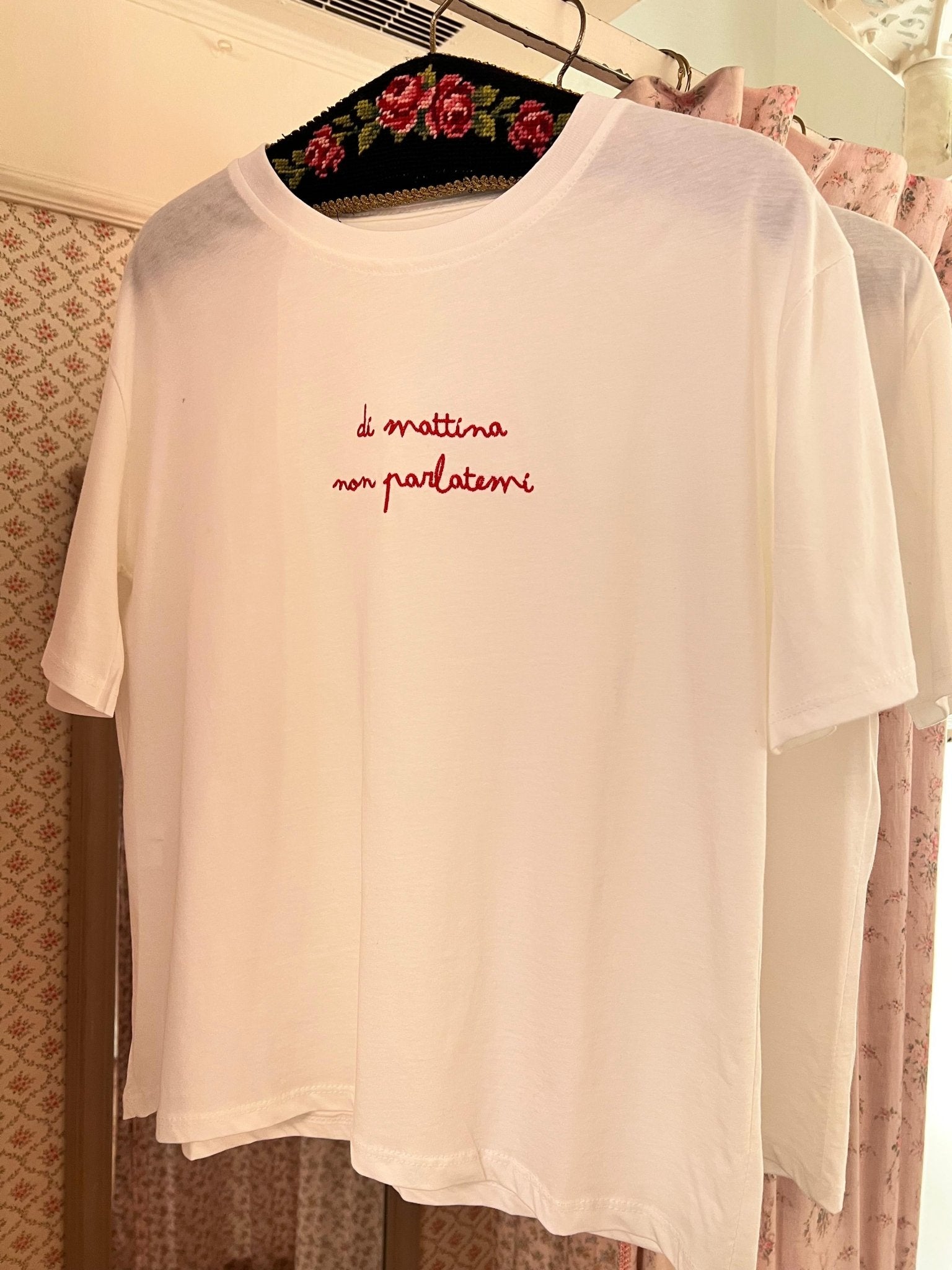 T-shirt di mattina non parlatemi - Carlo Deni