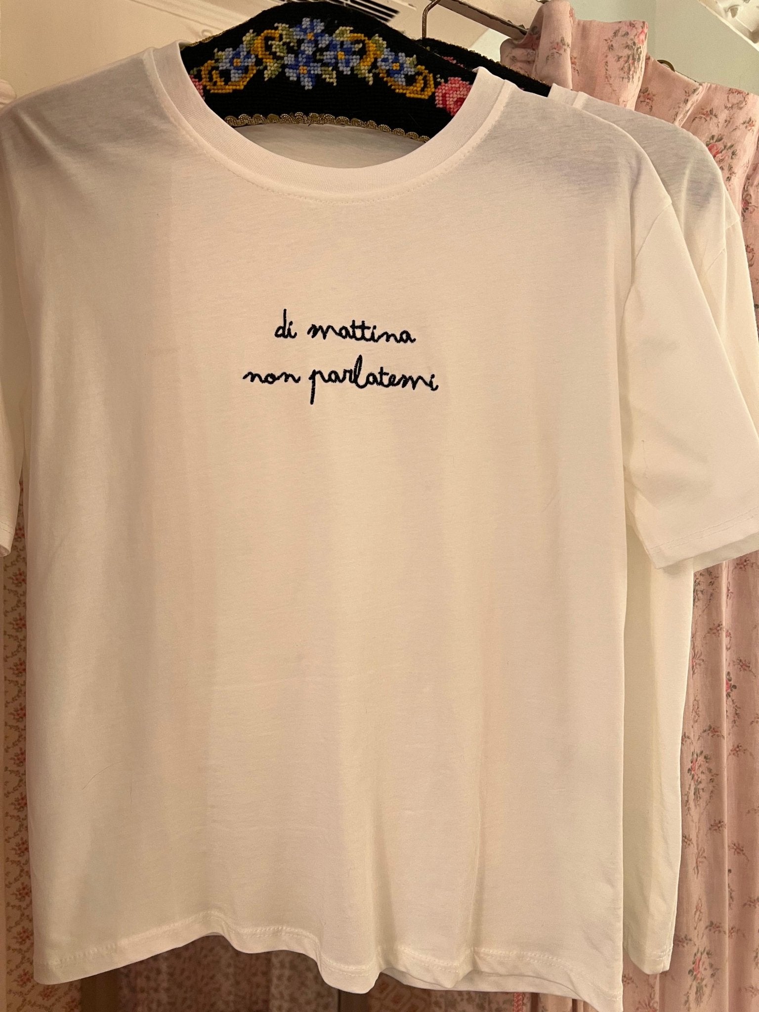 T-shirt di mattina non parlatemi - Carlo Deni